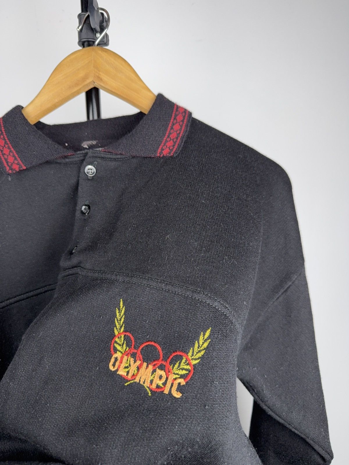 USA Olympics Vintage 90s Olympic USA Retro Sweatshirt Polo Crewneck Size US S / EU 44-46 / 1 - 7 Thumbnail