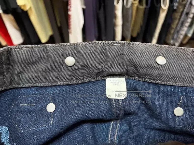 RRL Ralph Lauren RRL Vintage Patch Distressed Denim Jeans. Size US 28 / EU 44 - 3 Thumbnail