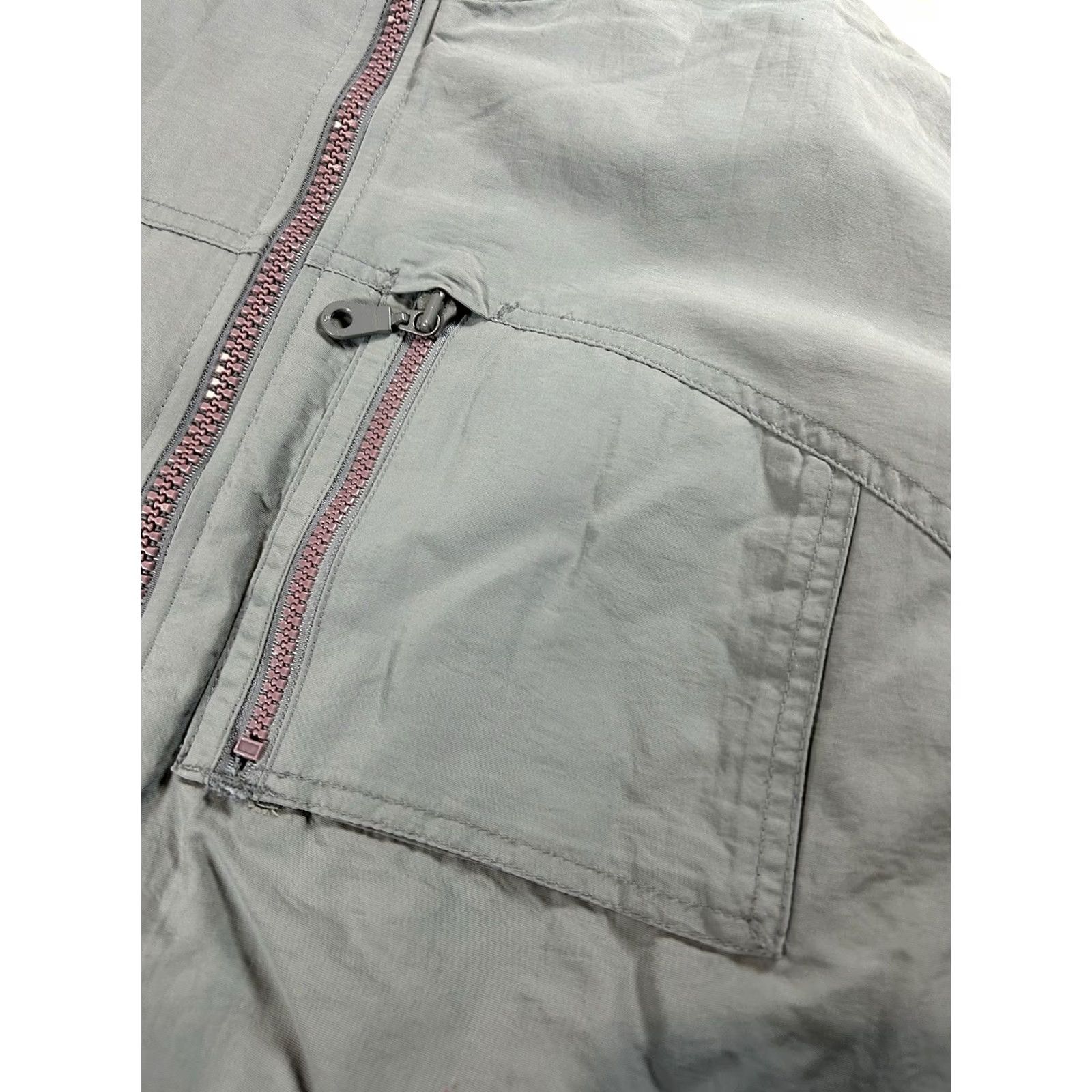 Mossimo VINTAGE Mossimo Jacket Fleece Liner Zip Up Medium Can Large Gray/Red Unisex Adults Size US L / EU 52-54 / 3 - 7 Thumbnail