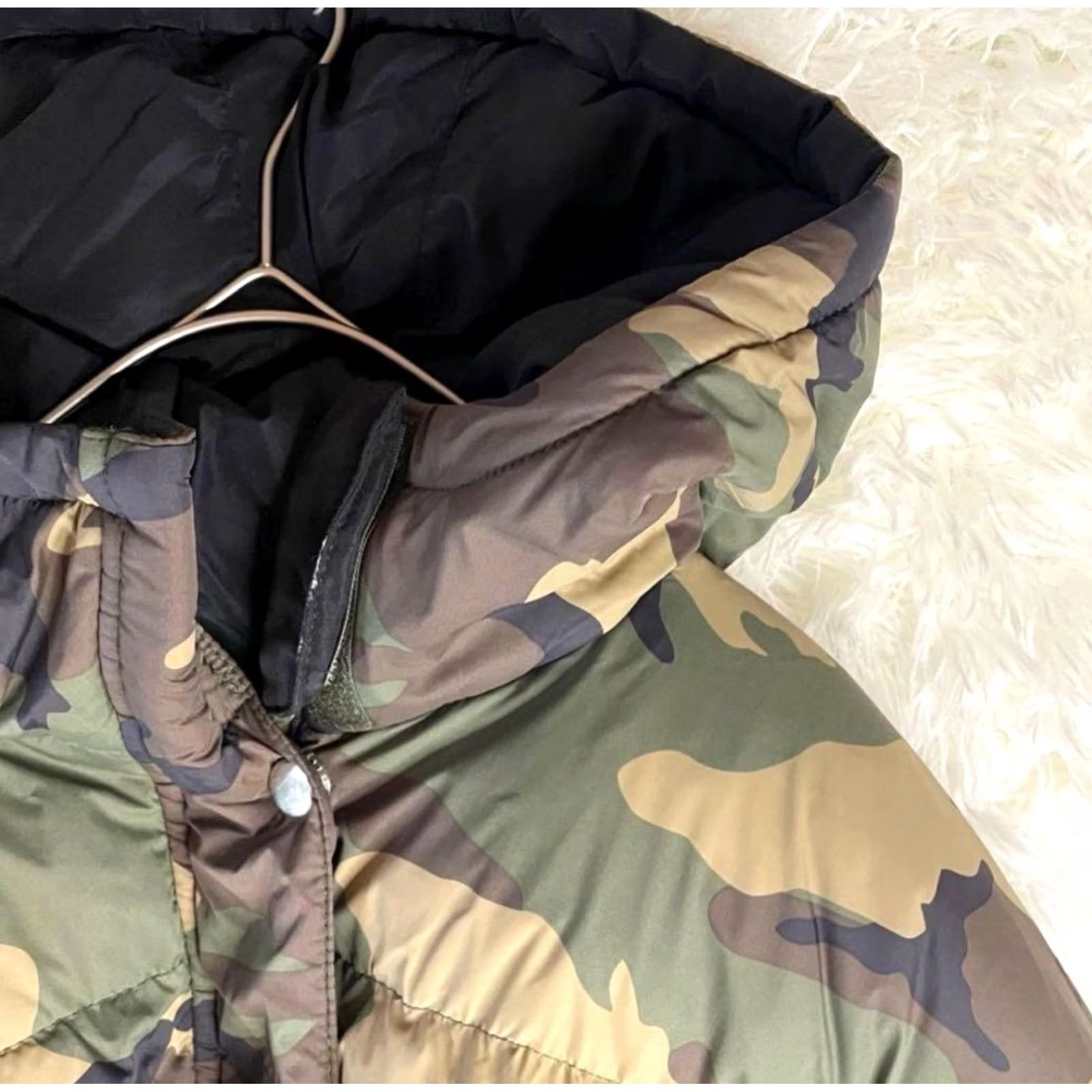 Vintage jouetie Down Jacket M Nylon KHK Camouflage khaki Mens Adults Camouflage Jacket Size M / US 6-8 / IT 42-44 - 3 Thumbnail
