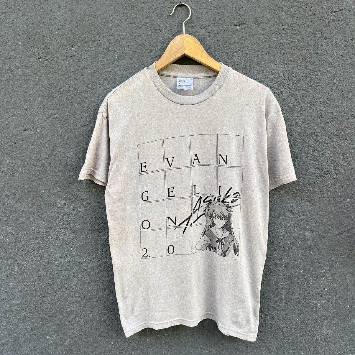 Anime Thrashed Faded Evangelion X Newtype Anima Tee Size US M / EU 48-50 / 2 - 1 Thumbnail