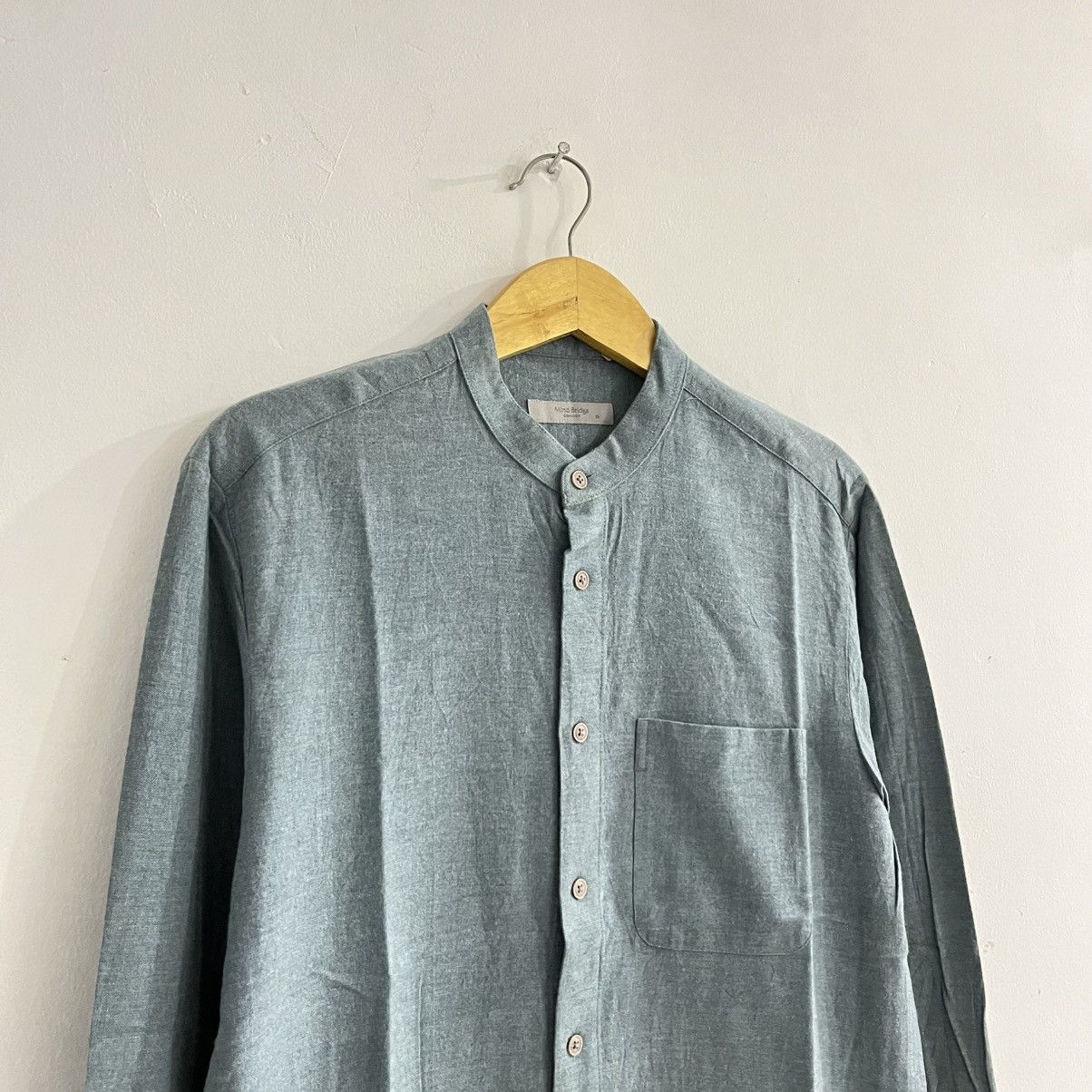 Japanese Brand mind bridge - standcollar basic shirt Size US M / EU 48-50 / 2 - 3 Thumbnail
