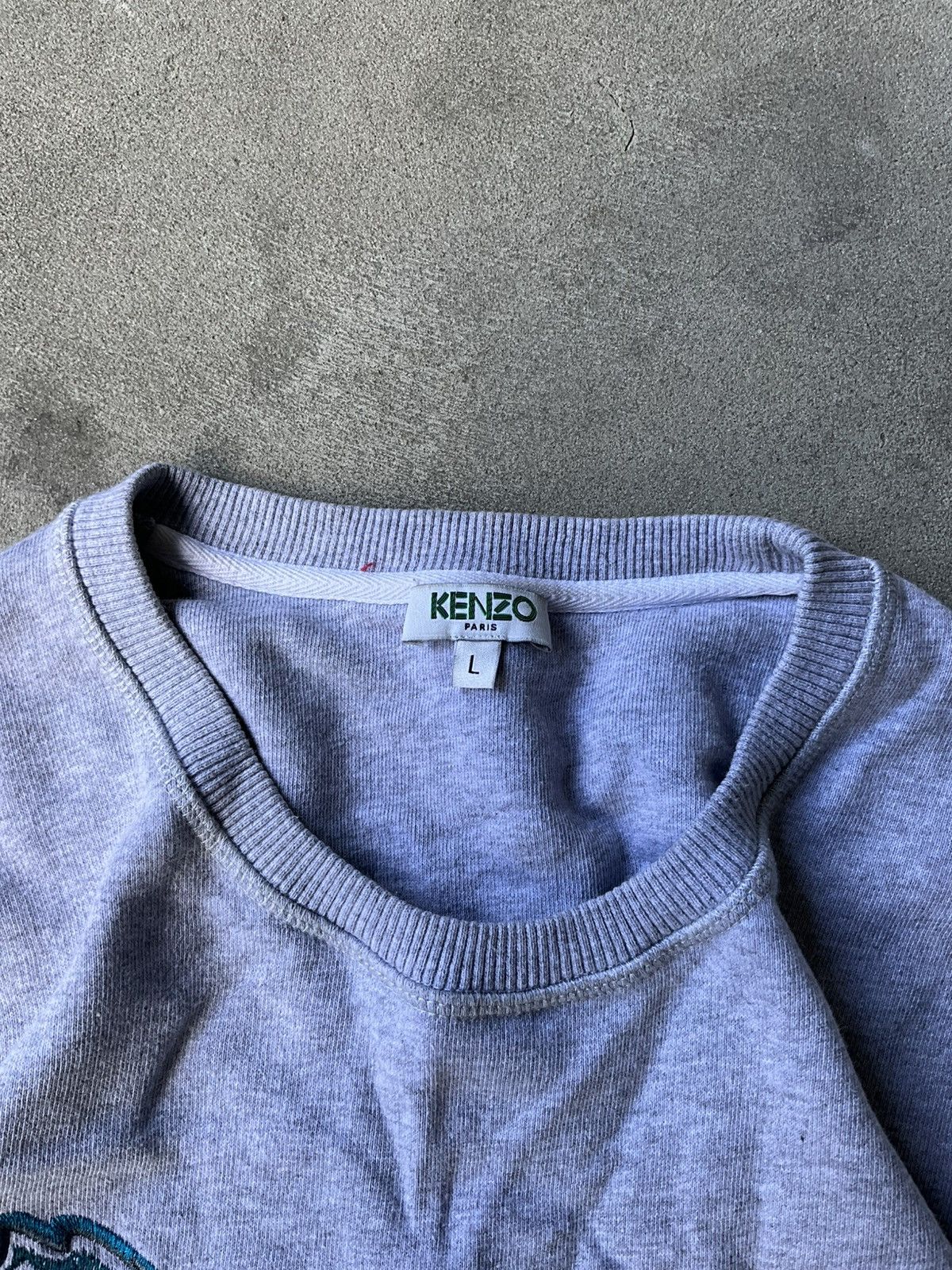 Kenzo Kenzo Sweatshirt Big Logo Large Size Size US L / EU 52-54 / 3 - 3 Thumbnail