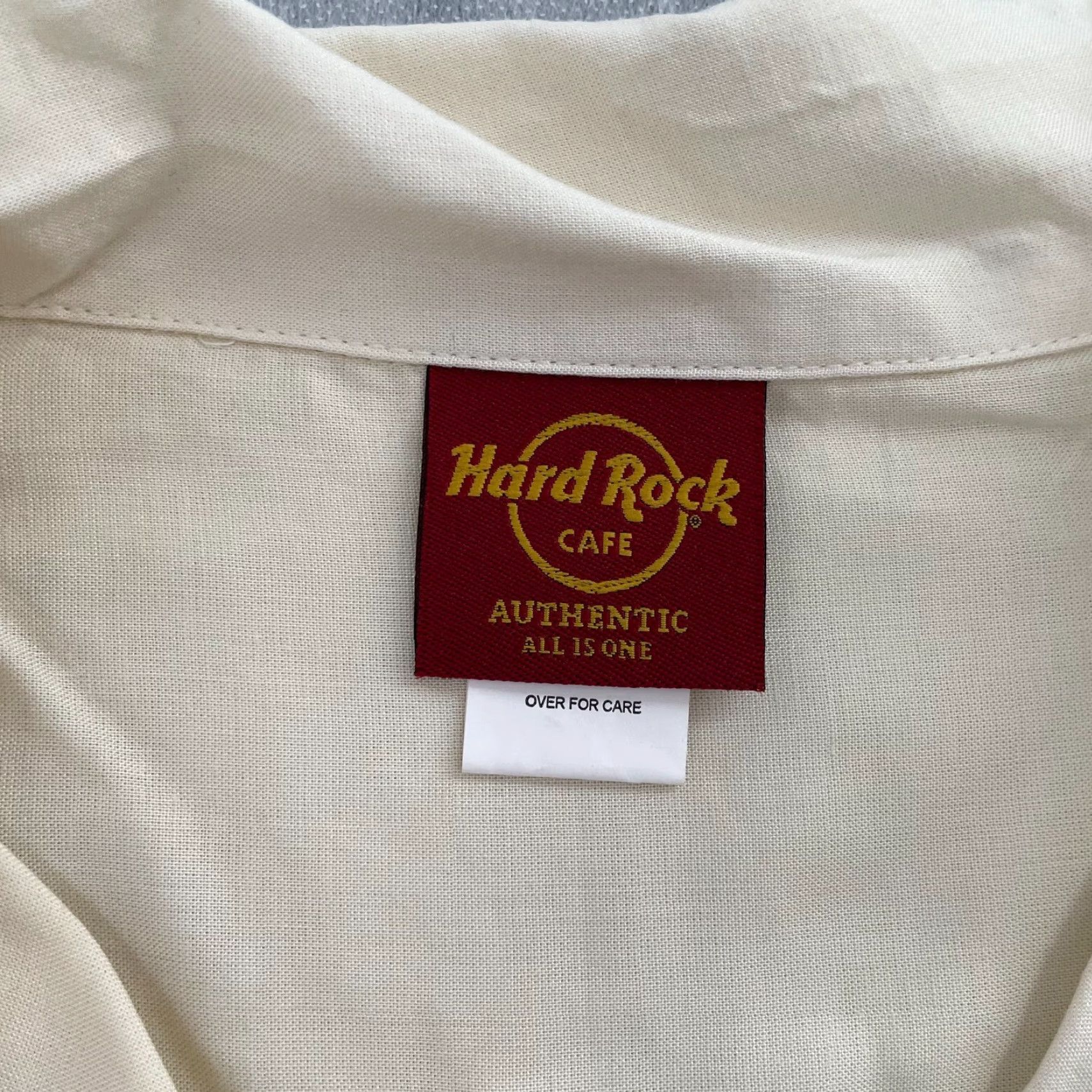 Hard Rock Cafe VINTAGE Hard Rock Cafe Shirt Adult Medium Ivory Tampa Florida Embroidered Casino Men Size US M / EU 48-50 / 2 - 7 Thumbnail