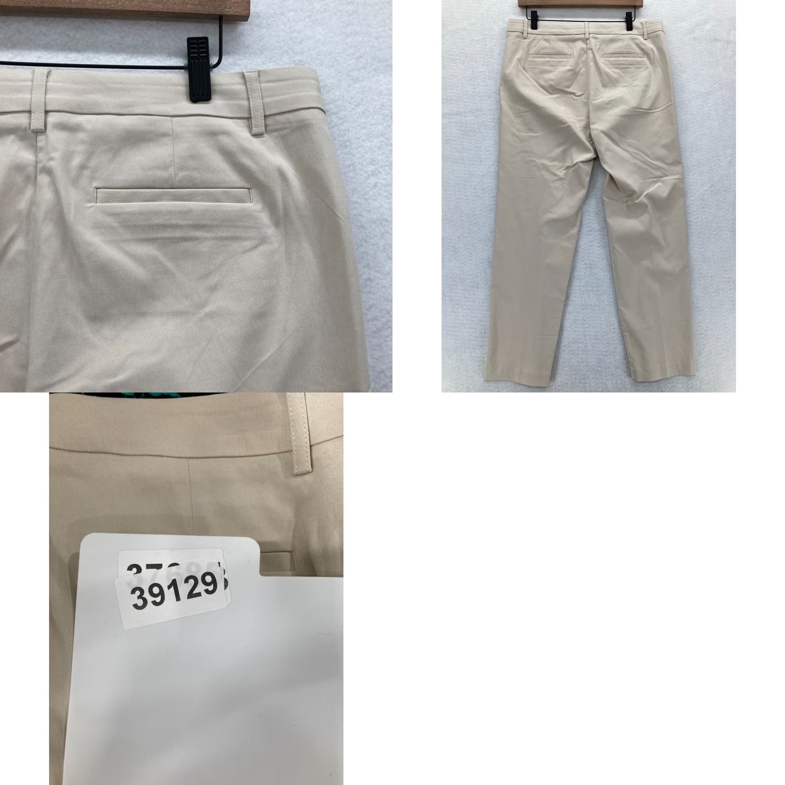 J. Jill J Jill Wearever Refined Woven Trousers Women's 12 Beige Stretch Tapered Casual Shirt Pants Size 34" / US 12 / IT 48 - 9 Thumbnail