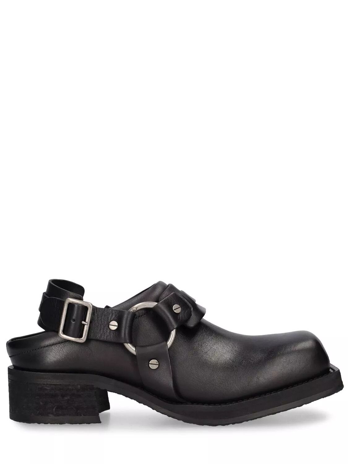Acne Studios ACNE STUDIOS Black Leather 50mm Slingback Mules New Size US 5 / IT 35 - 1 Thumbnail