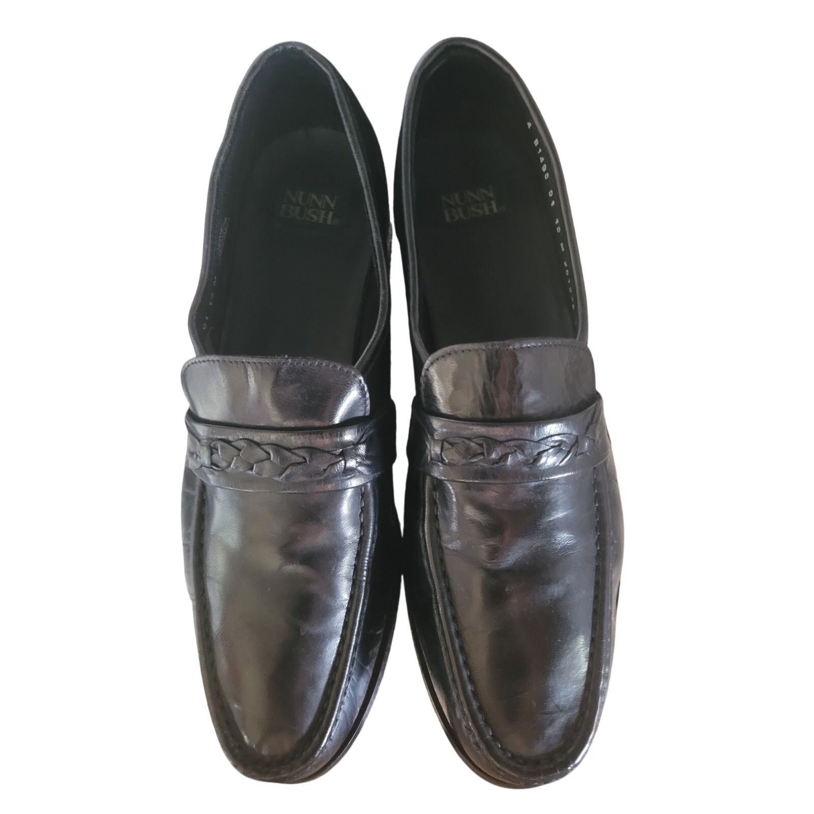 Nunn Bush Nunn Bush Womens Loafers Black Leather 1" Heel Sz 10 Size US 10 / IT 40 - 2 Thumbnail