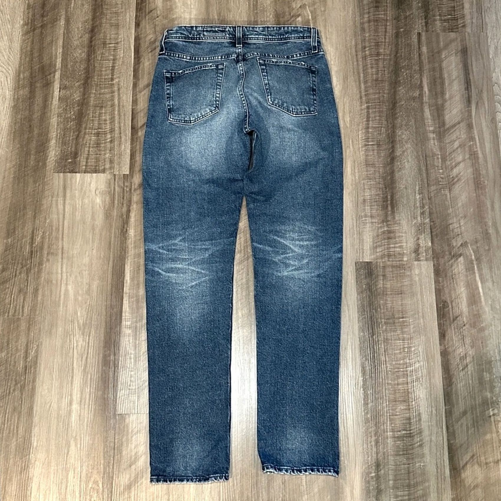 Vintage AG Adriano Goldschmied Denim 360 Tellis Modern Slim Jeans Men 32 Regular Blue 33in Inseam Size US 32 / EU 48 - 3 Thumbnail