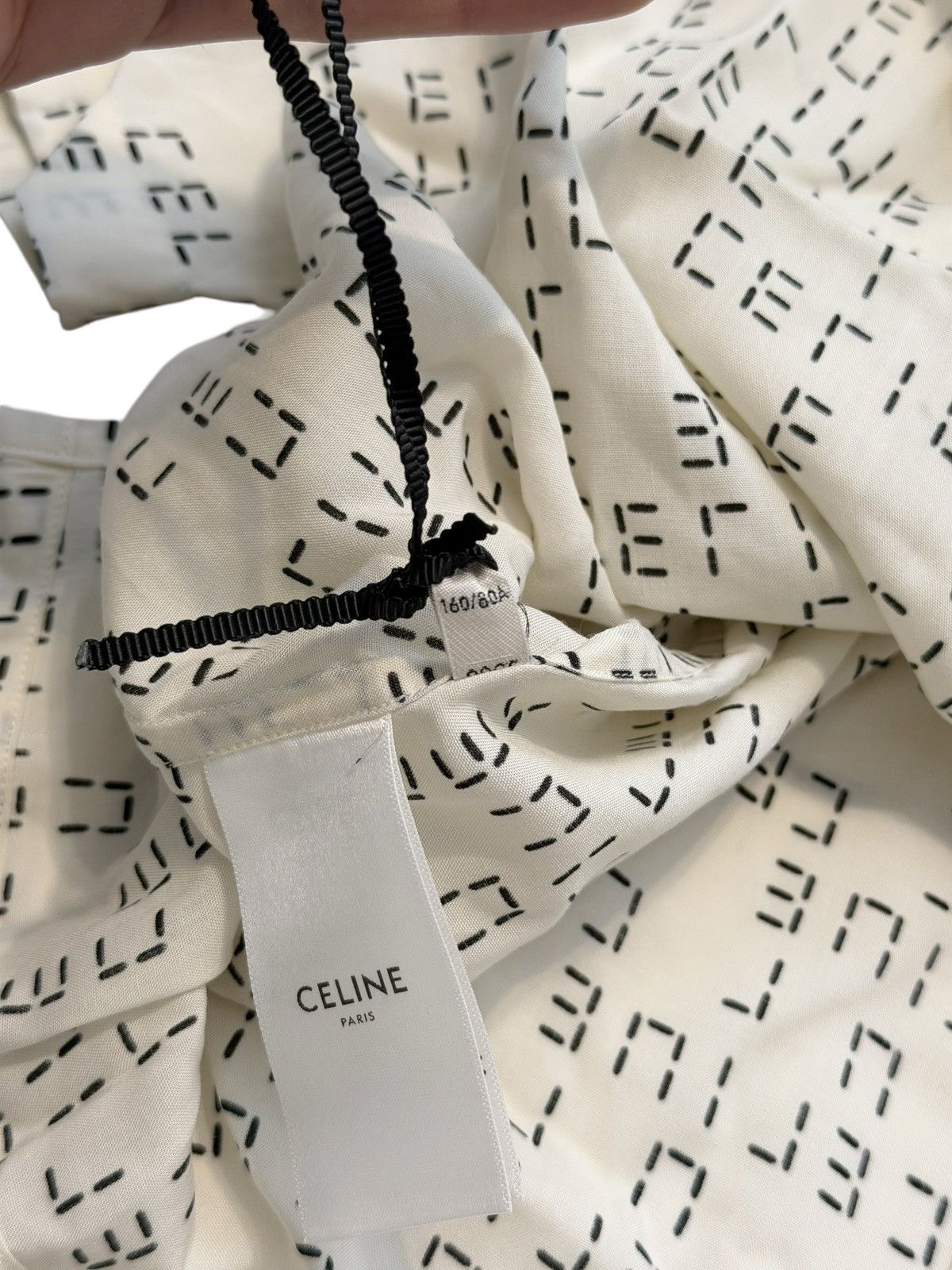 Celine Digital Clock Viscose Shirt Size US M / EU 48-50 / 2 - 8 Thumbnail