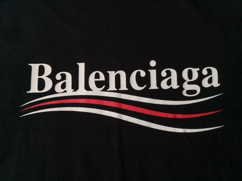 Balenciaga Balenciaga Printed Wave Coke Short Sleeve T-Shirt Size US S / EU 44-46 / 1 - 8 Thumbnail