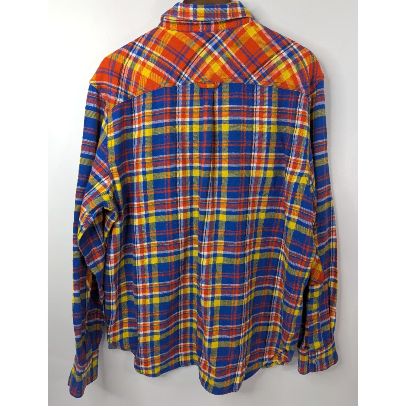 Rocawear VINTAGE Rocawear Shirt Men's 2XL Orange Plaid Button Up Long Sleeve Collared Hip Hop 90s Grunge Size US XXL / EU 58 / 5 - 4 Thumbnail