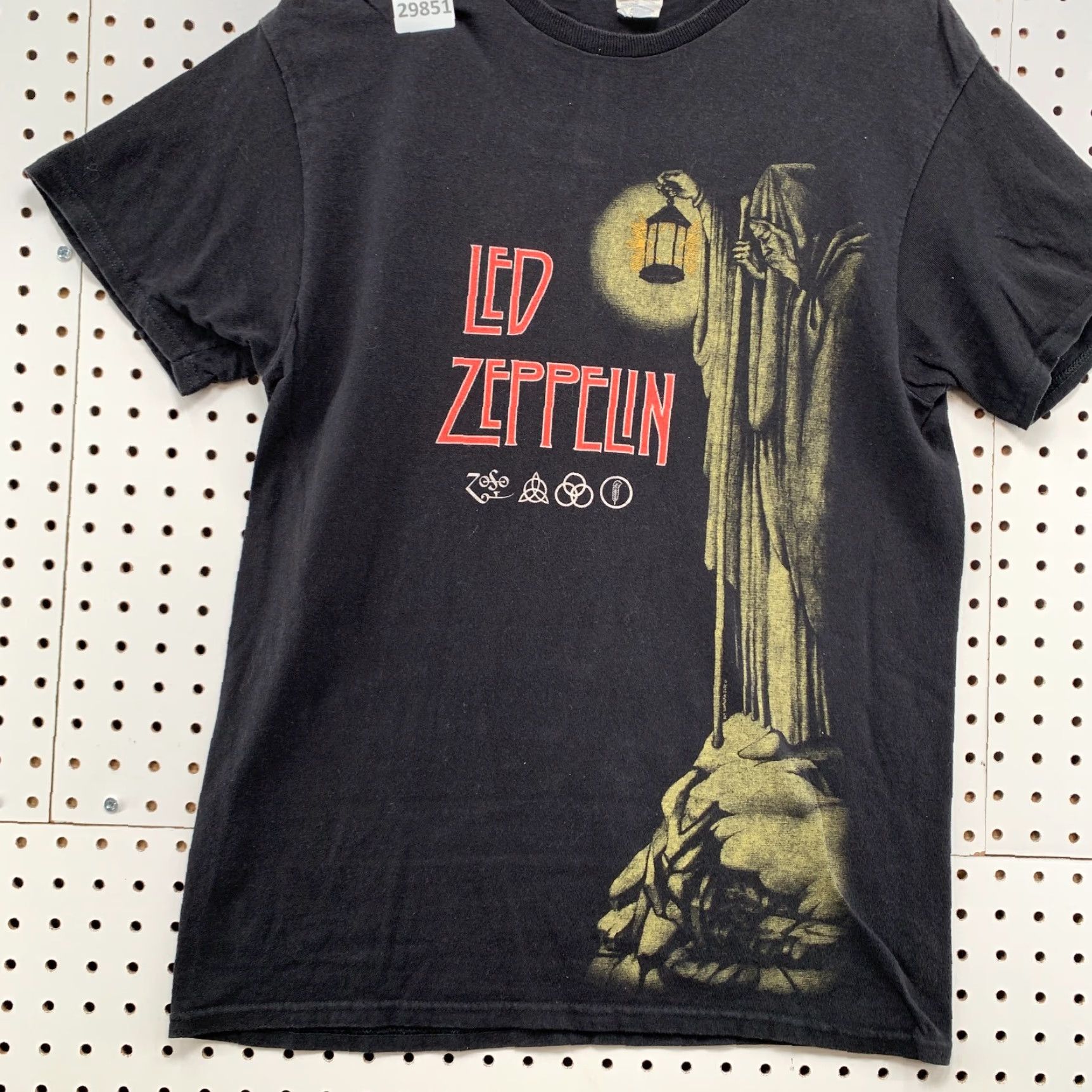 Delta VINTAGE Delta T-Shirt Men's Medium Black 1960s Music Shirt Short Sleeve Crew Neck Vintage Rock Shirt Mens M Black Tee Size US M / EU 48-50 / 2 - 6 Thumbnail