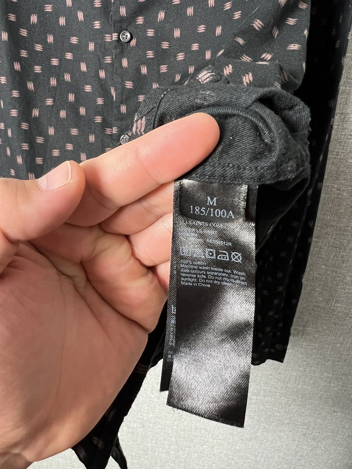Allsaints Allsaints Kiefer LS Long Sleeve Button Up Shirt Size US M / EU 48-50 / 2 - 15 Thumbnail