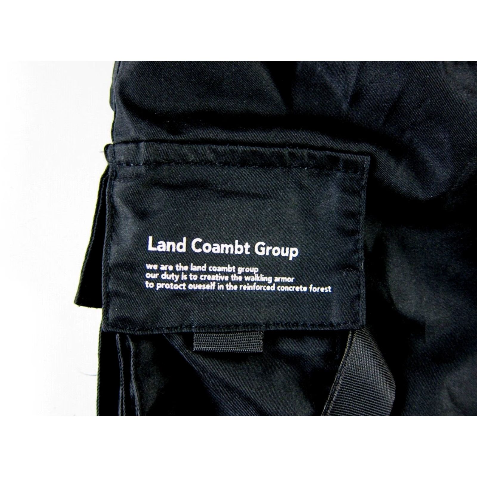 Vintage DAYHYPE Land Coambt Group Black Stretch Pocket Military Cargo Pant Men XS Size US 27 - 7 Thumbnail