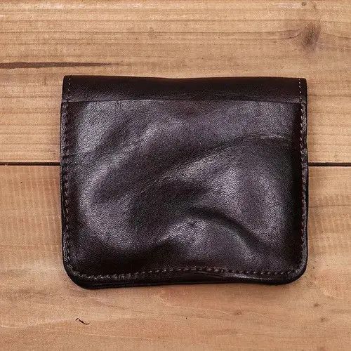 Japanese Brand Genuine Leather Wallet For Men Women Vintage Handmade Size ONE SIZE - 6 Thumbnail