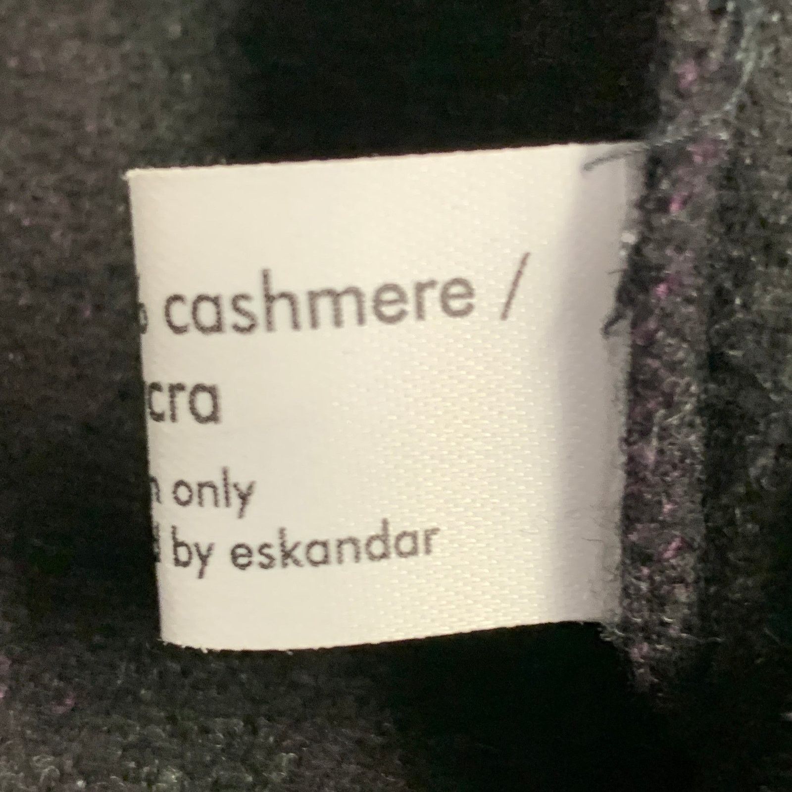 eskandar ESKANDAR Brown Purple Wool Cashmere Ribbed Open Front Vest Size L / US 10 / IT 46 - 6 Thumbnail