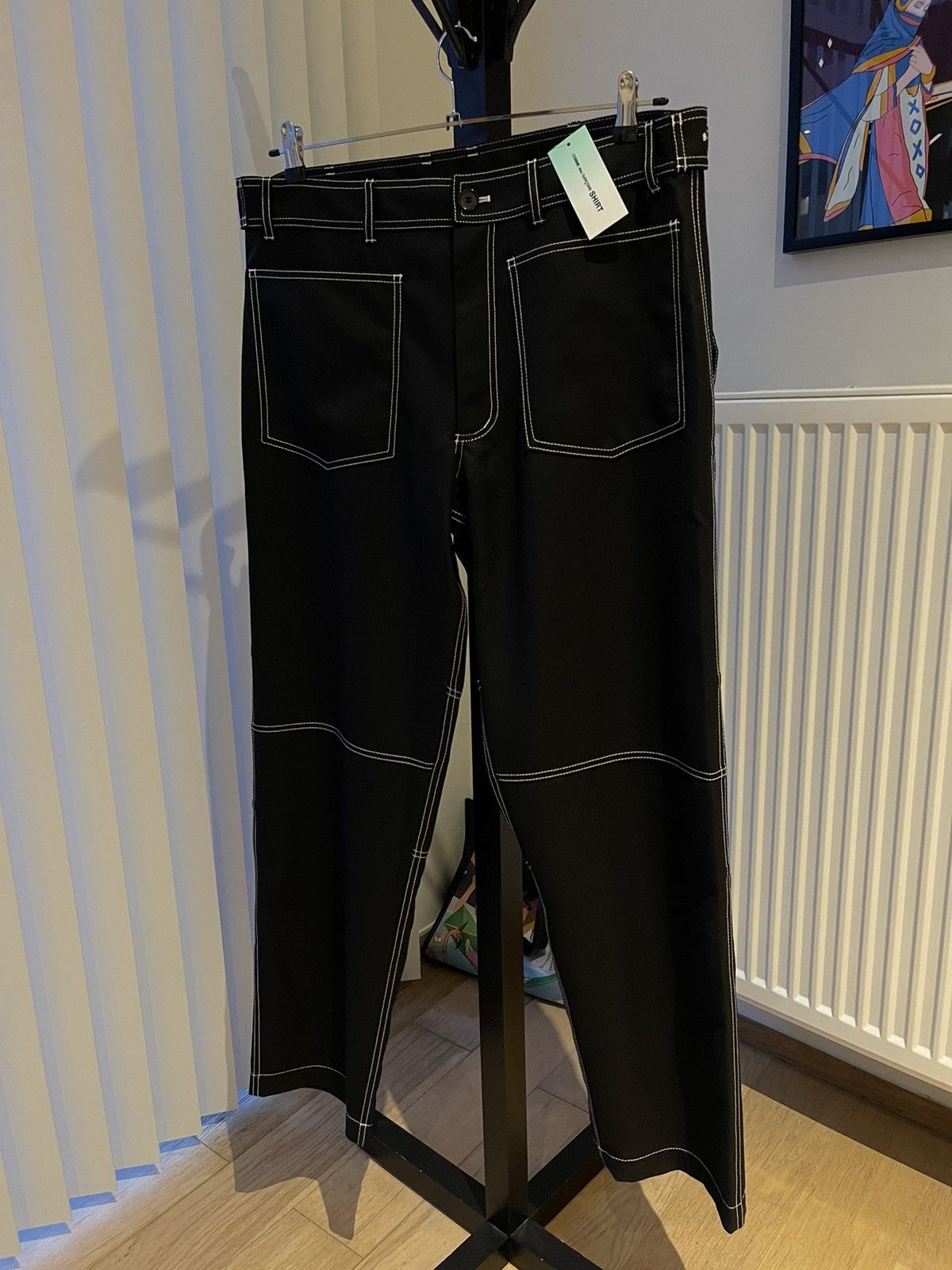 Comme des Garcons Comme des Garcons Shirt AW18 Two-ways Black Pants Size US 32 / EU 48 - 2 Thumbnail