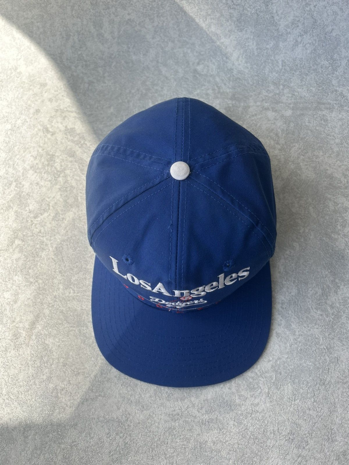 Twins Vintage 90s Los Angeles Dodgers Split Bar SnapBack Hat Rare Size ONE SIZE - 5 Thumbnail