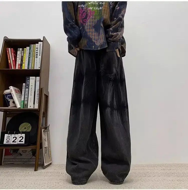 Japanese Brand Casual hip-hop tie dye jeans Size US 32 / EU 48 - 3 Thumbnail