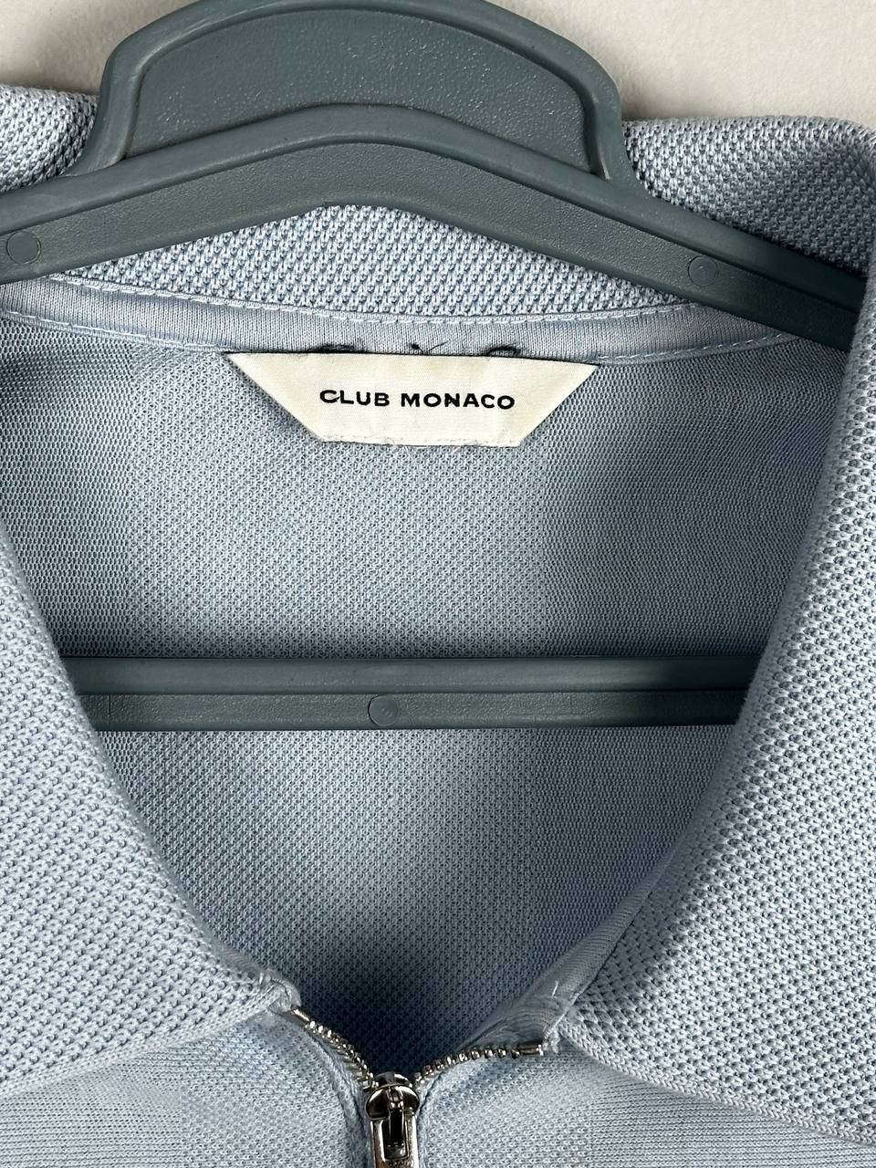 Club Monaco Club Monaco Luxury Cotton Blue Summer Polo T Shirt Size US XL / EU 56 / 4 - 6 Thumbnail