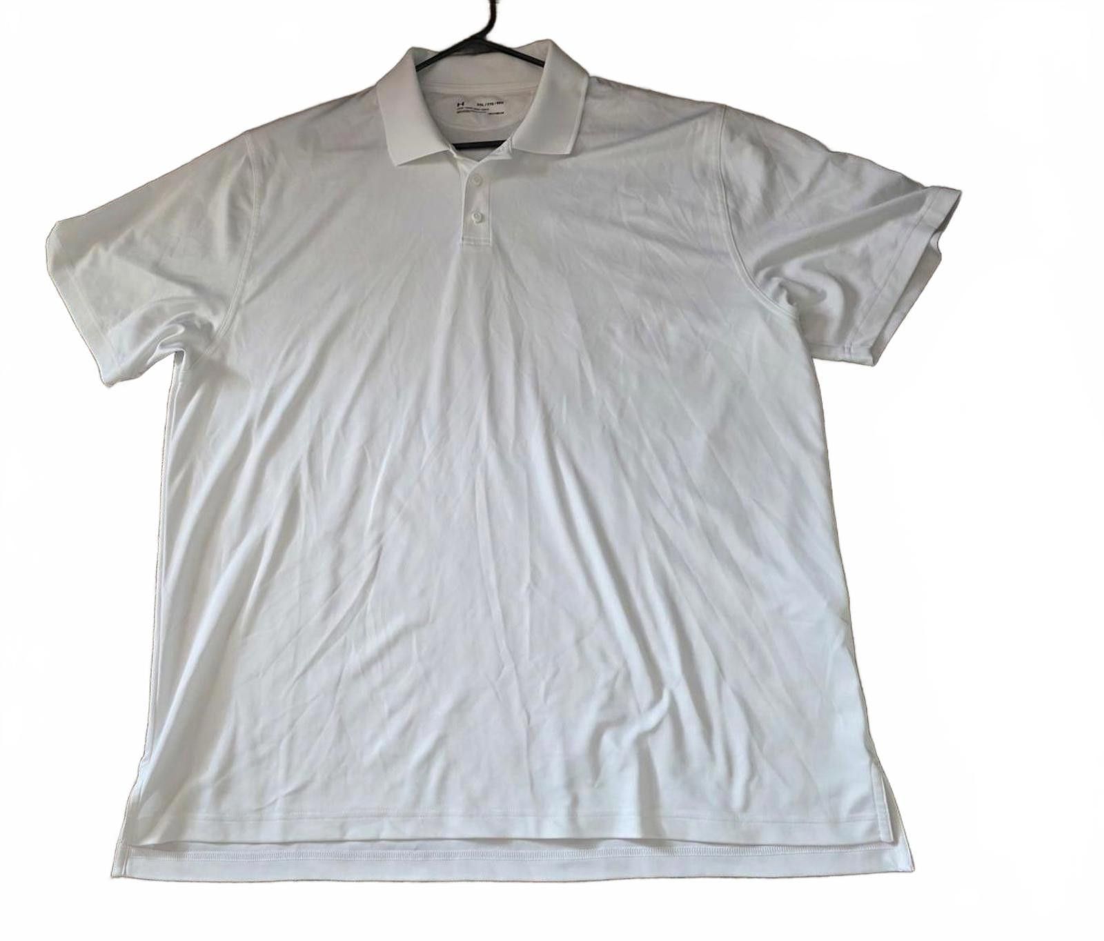 Under Armour Under Armour White Golf Polo Shirt Loose Heat Gear Mens XXL Size US XXL / EU 58 / 5 - 4 Thumbnail