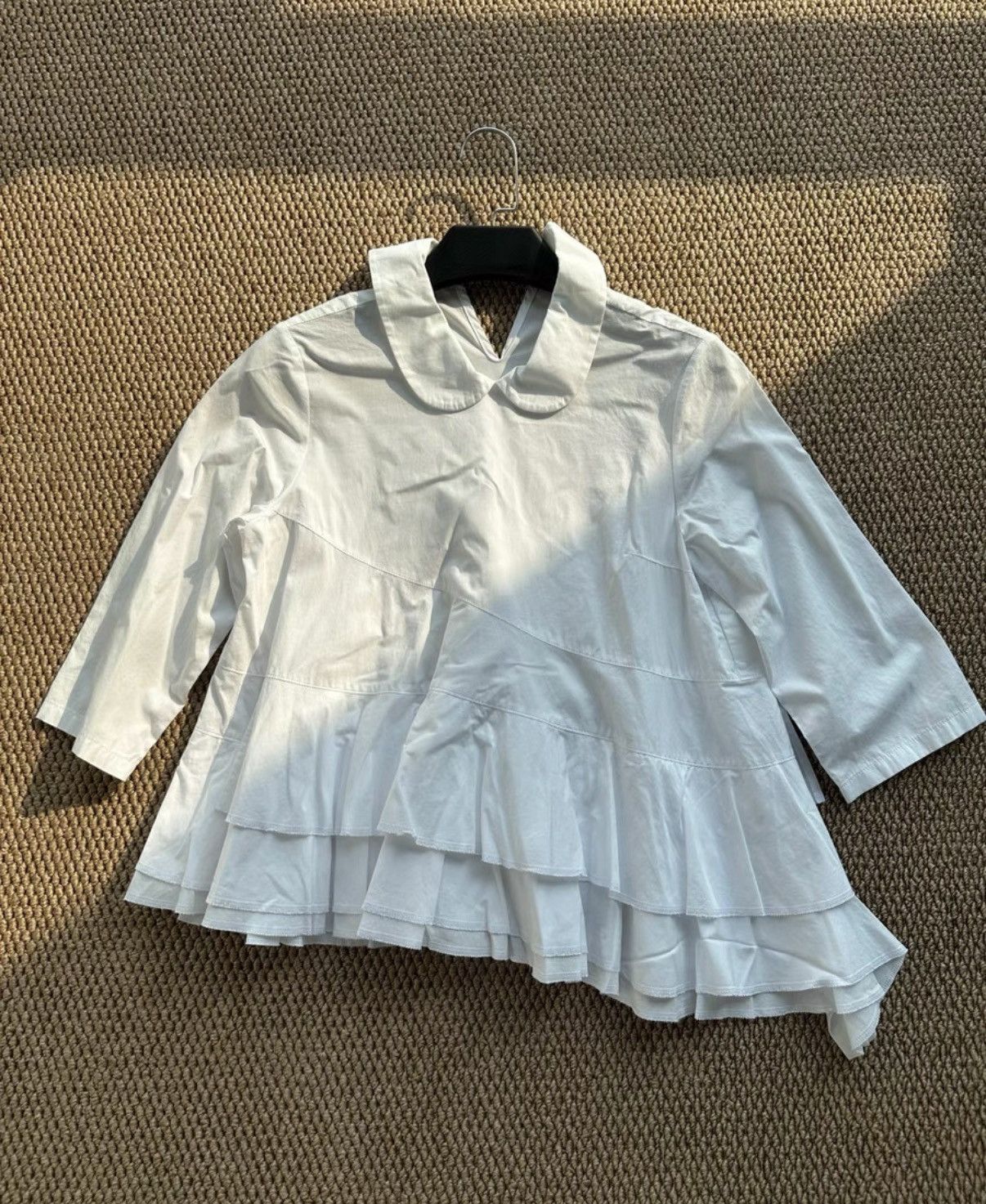 Comme des Garcons Comme des Garçons Ruffle Peter Pan Collar Shirt K23 Size S / US 4 / IT 40 - 1 Thumbnail
