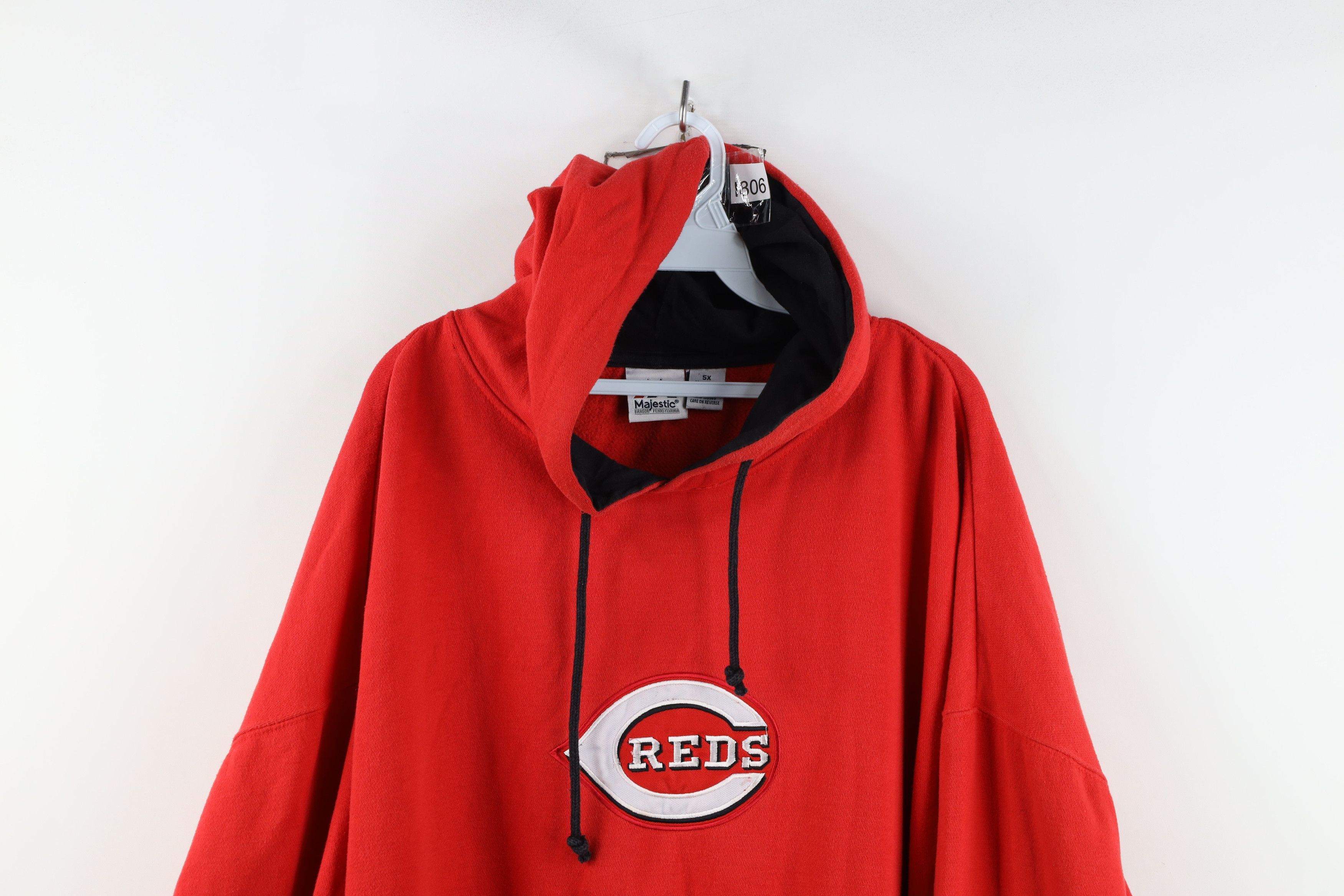 Majestic Vintage Majestic Cincinnati Reds Baseball Hoodie Sweatshirt Size US XXL / EU 58 / 5 - 2 Thumbnail
