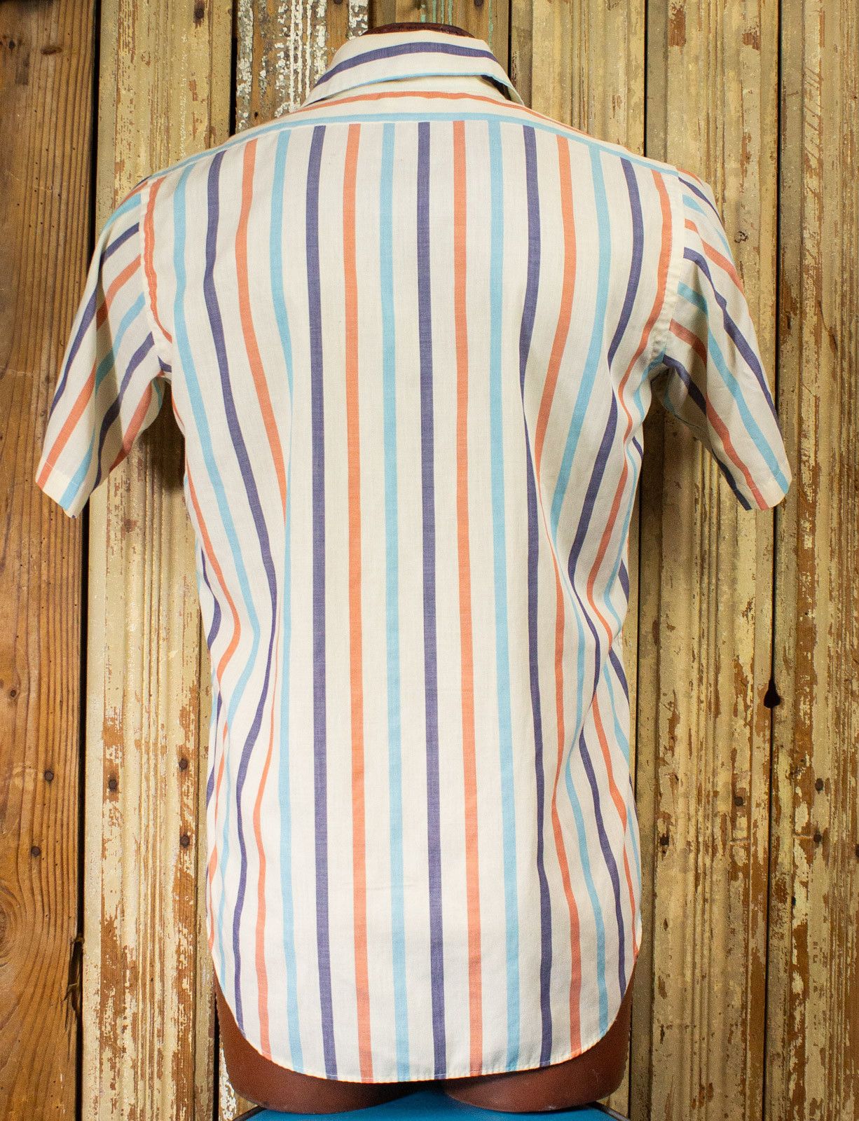 Vintage Vintage Enro Striped Button Up Shirt 70s Size US L / EU 52-54 / 3 - 4 Thumbnail