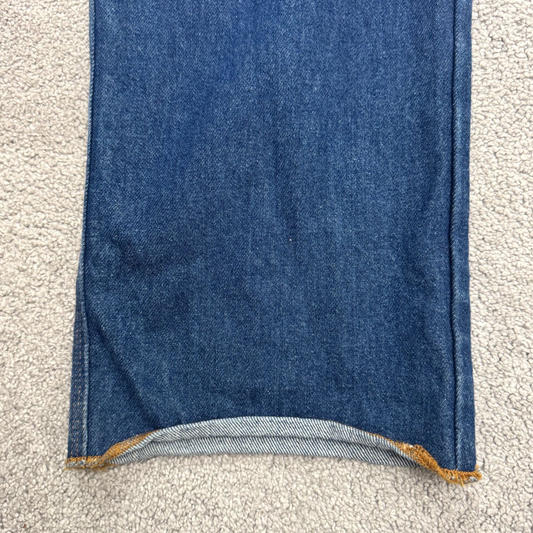 Vintage Riverside Jeans Mens 38x34 Denim Flame-Resistant 5-Pocket Regular Straight Blue NWT USA Logo Size US 38 / EU 54 - 7 Thumbnail