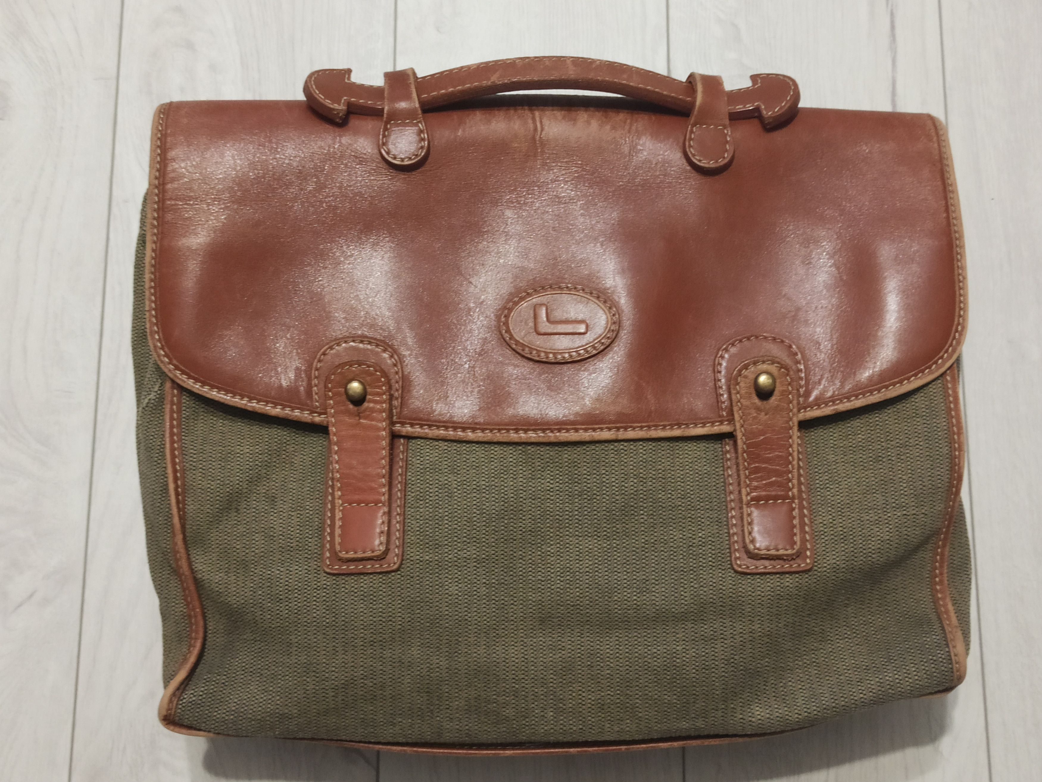 Lancel × Vintage Lancel canvas vintage handbag Size ONE SIZE - 1 Thumbnail