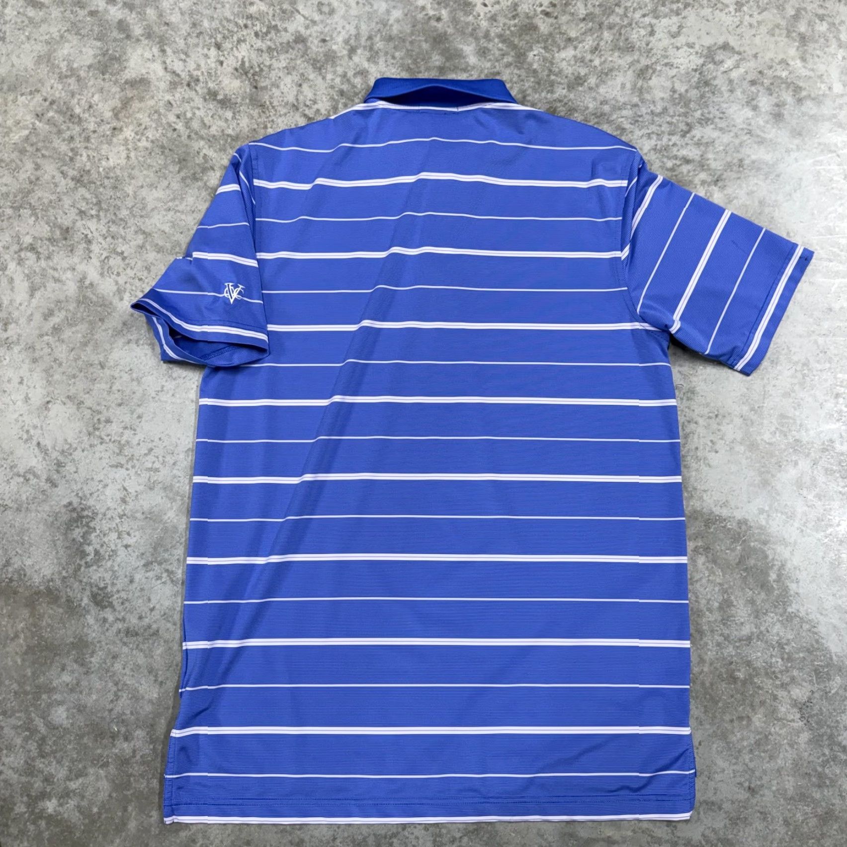 Peter Millar Peter Millar Polo Shirt Mens M Blue Stripe Summer Comfort Golf Performance Size US M / EU 48-50 / 2 - 3 Thumbnail