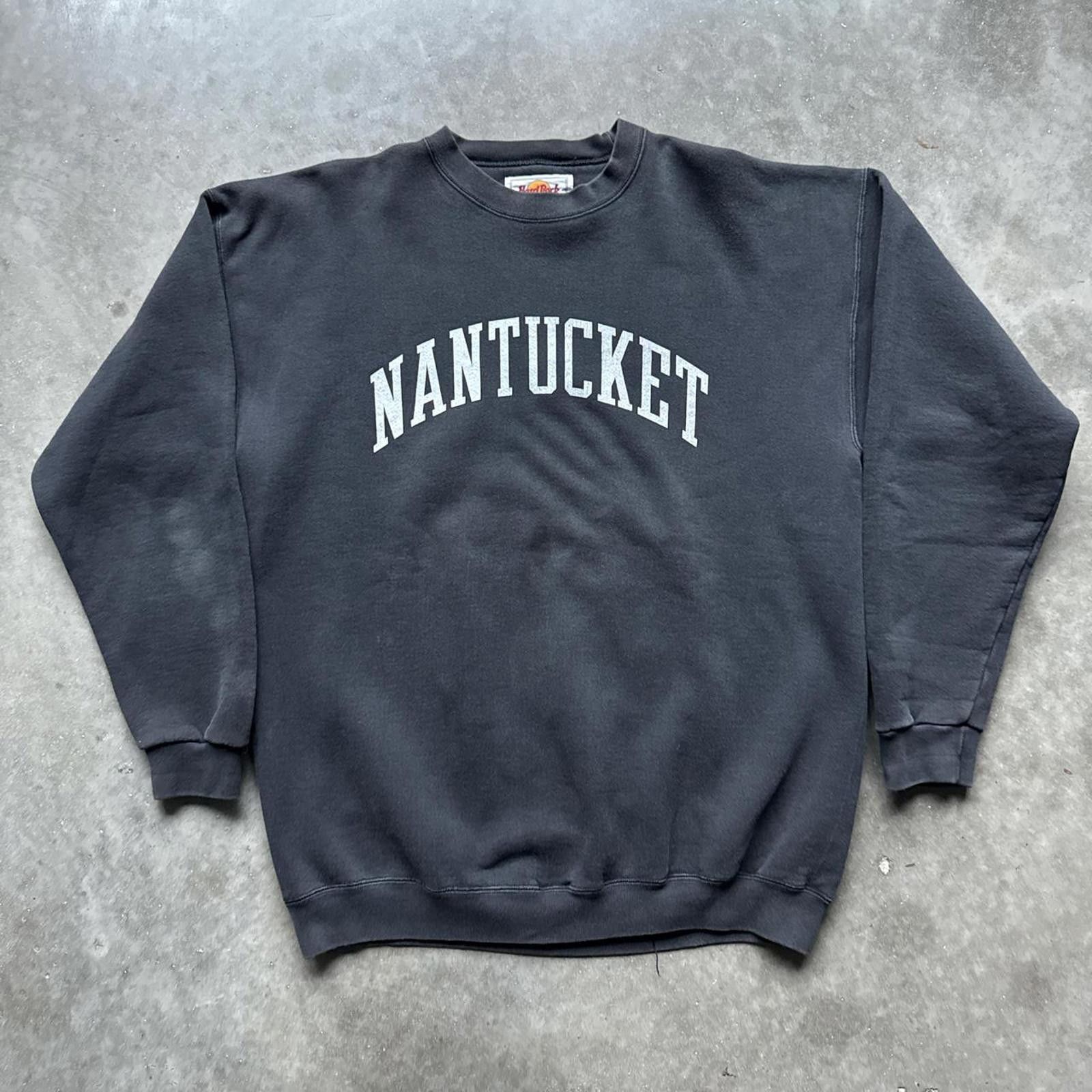 Other Hard Rock Cafe Nantucket Vintage 90’s Black Faded Crewneck Size US XL / EU 56 / 4 - 1 Thumbnail