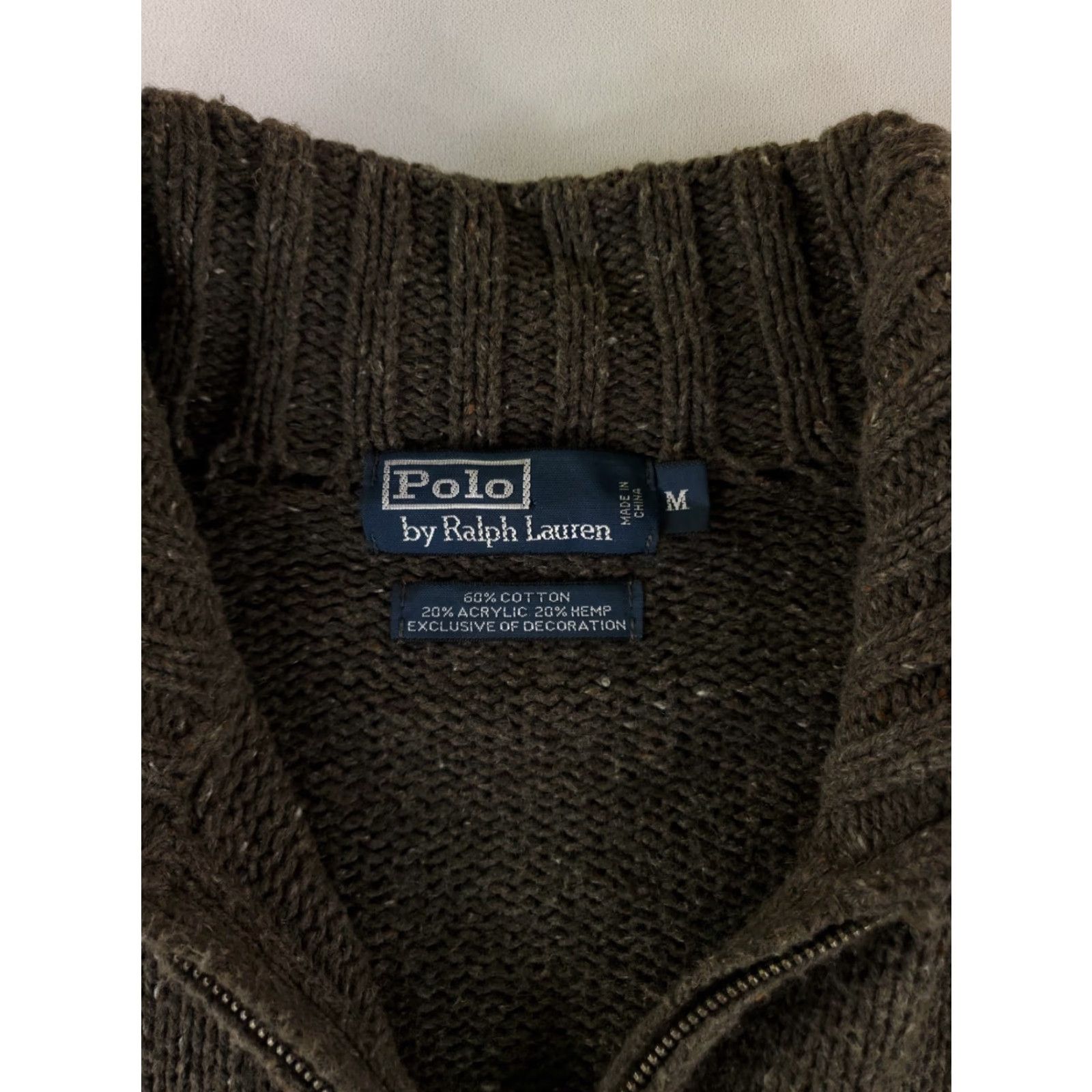Polo Ralph Lauren Polo Ralph Lauren Sweater 1/4 Zip Cotton Acrylic Hemp Elbow Patch Green Mens M Shirt Pullover Green Mens M Size US M / EU 48-50 / 2 - 3 Thumbnail
