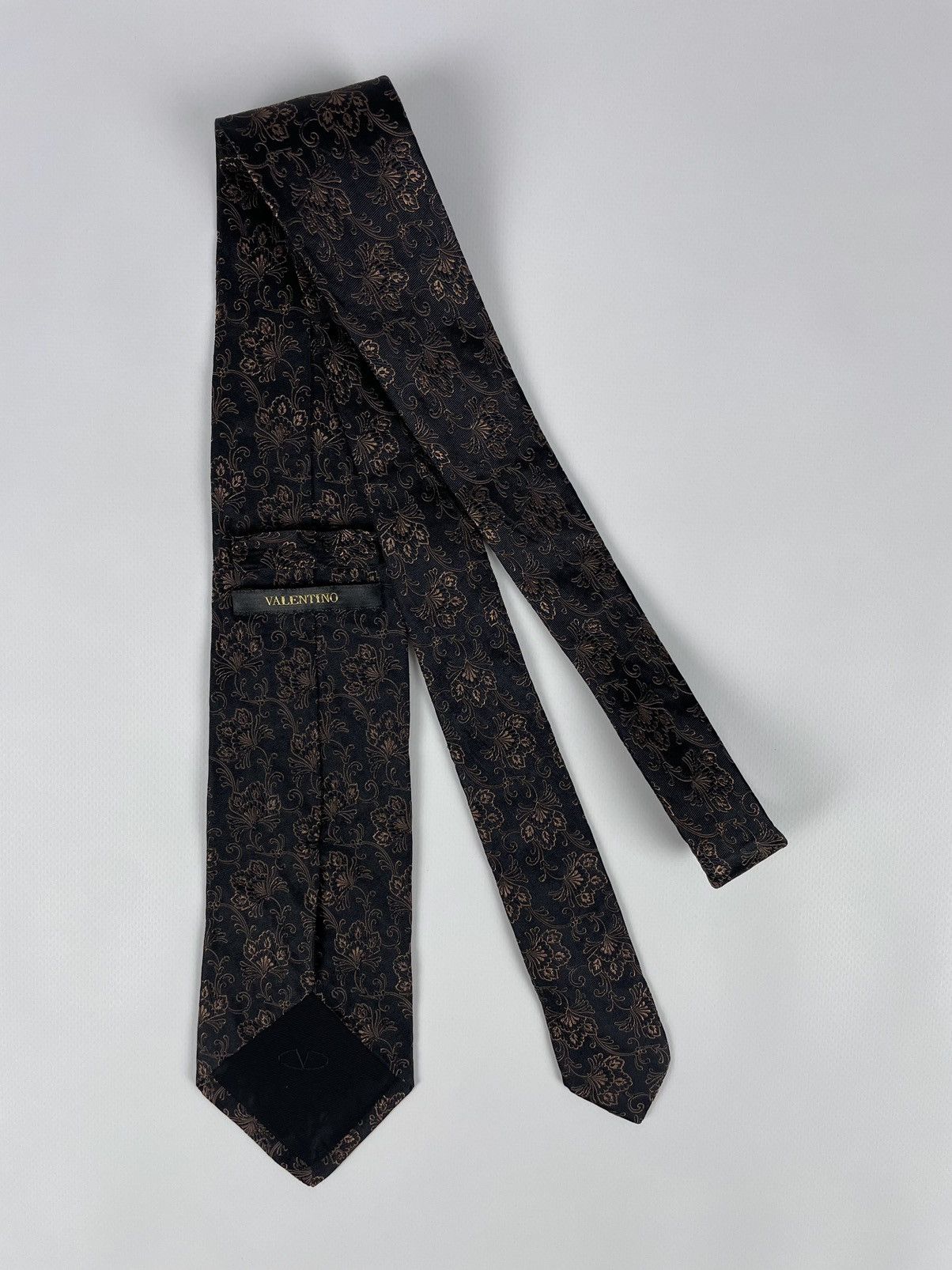 Valentino Valentino Abstraction silk/metal Tie Size ONE SIZE - 2 Thumbnail