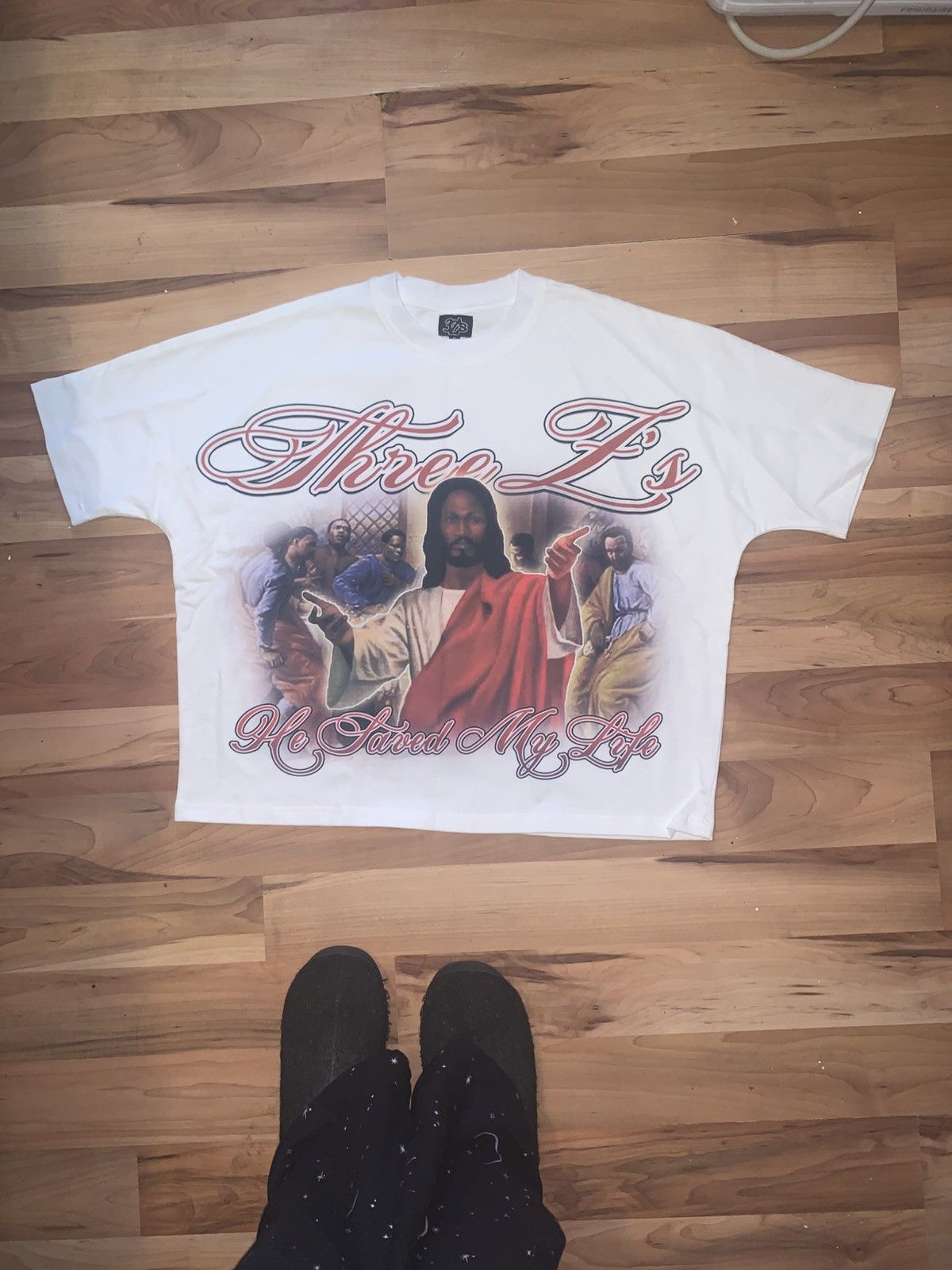 Vintage Jesus Graphic Shirt Size US XL / EU 56 / 4 - 5 Thumbnail