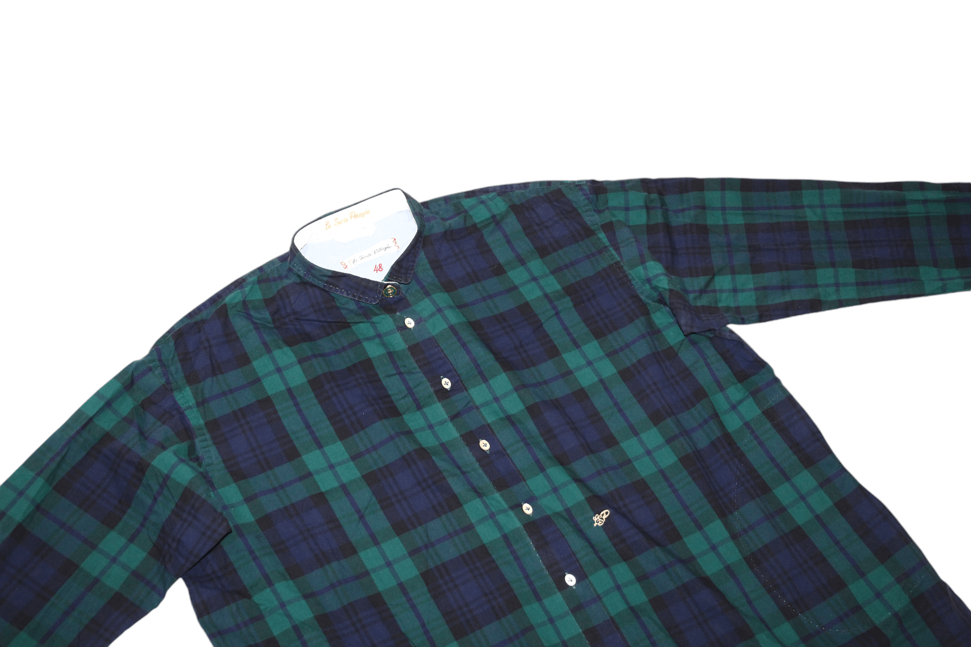 Other Le Sarte Pettegole Checkered Poplin Cotton Casual Shirt Size XL / US 12-14 / IT 48-50 - 5 Thumbnail