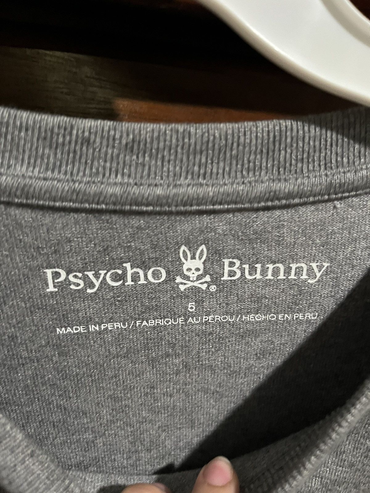 Psycho Bunny Psycho Bunny Grey Sweatshirt Carson Wool Size US L / EU 52-54 / 3 - 2 Thumbnail