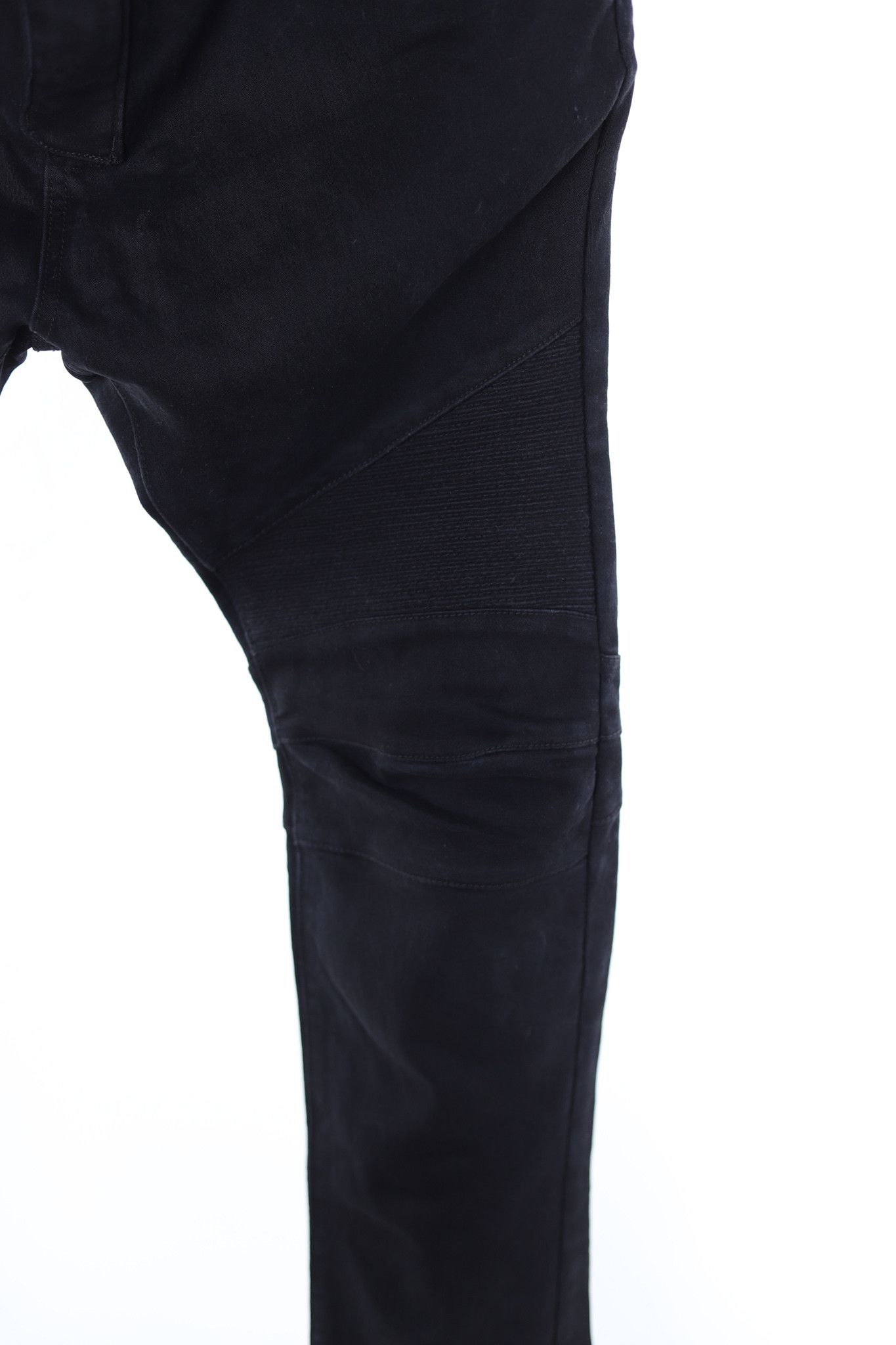 Balmain BALMAIN JEANS BIKER BLACK LOGO PANTS 137 Size US 36 / EU 52 - 2 Thumbnail