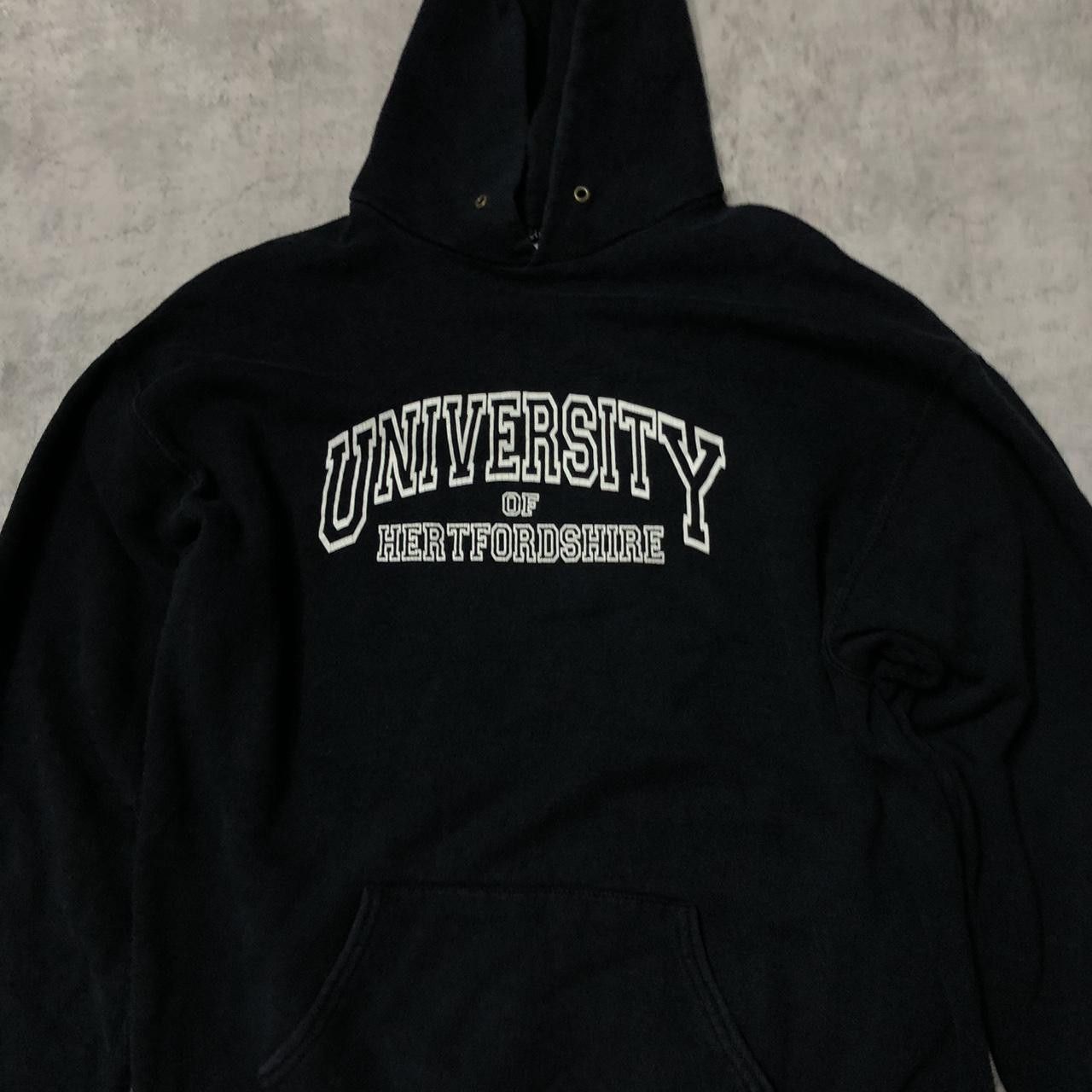 Fruit Of The Loom Black University of Hertfordshire hoodie #Hertfordshire Size US XL / EU 56 / 4 - 2 Thumbnail