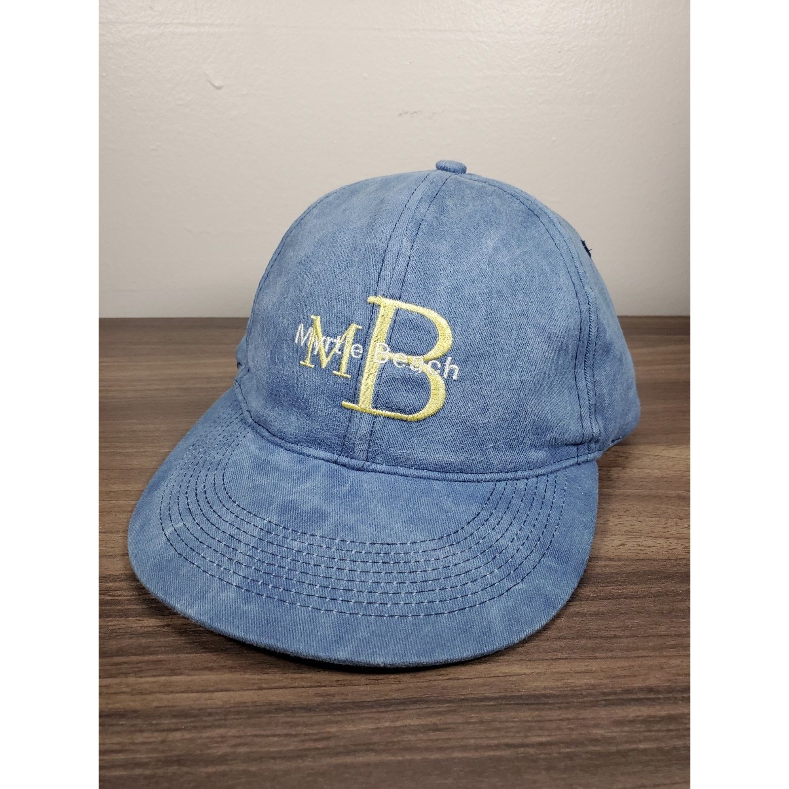 Vintage Myrtle Beach South Carolina Hat Snapback Cap Blue Ocean SC Size ONE SIZE - 1 Thumbnail