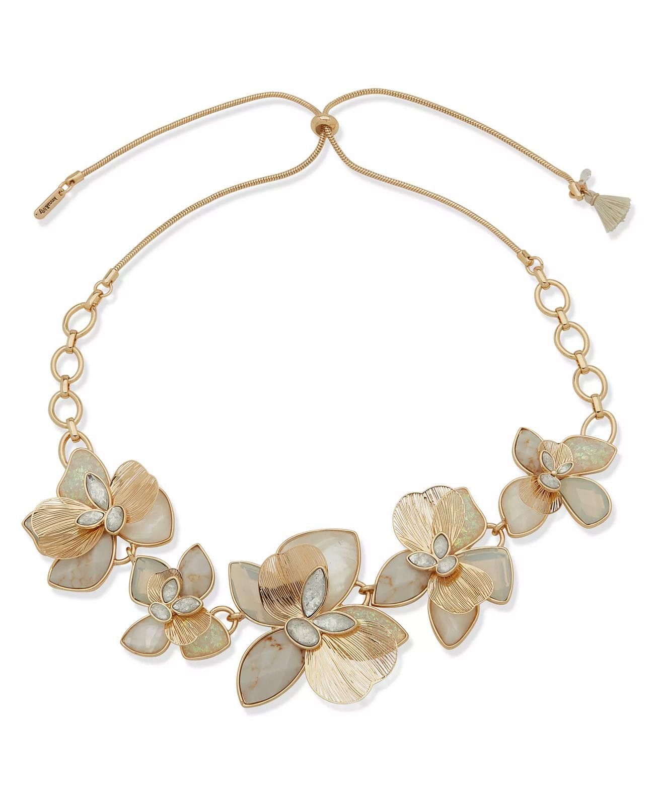 Other lonna & lilly Multi-Stone Flower Frontal Necklace NWT Size ONE SIZE - 1 Thumbnail