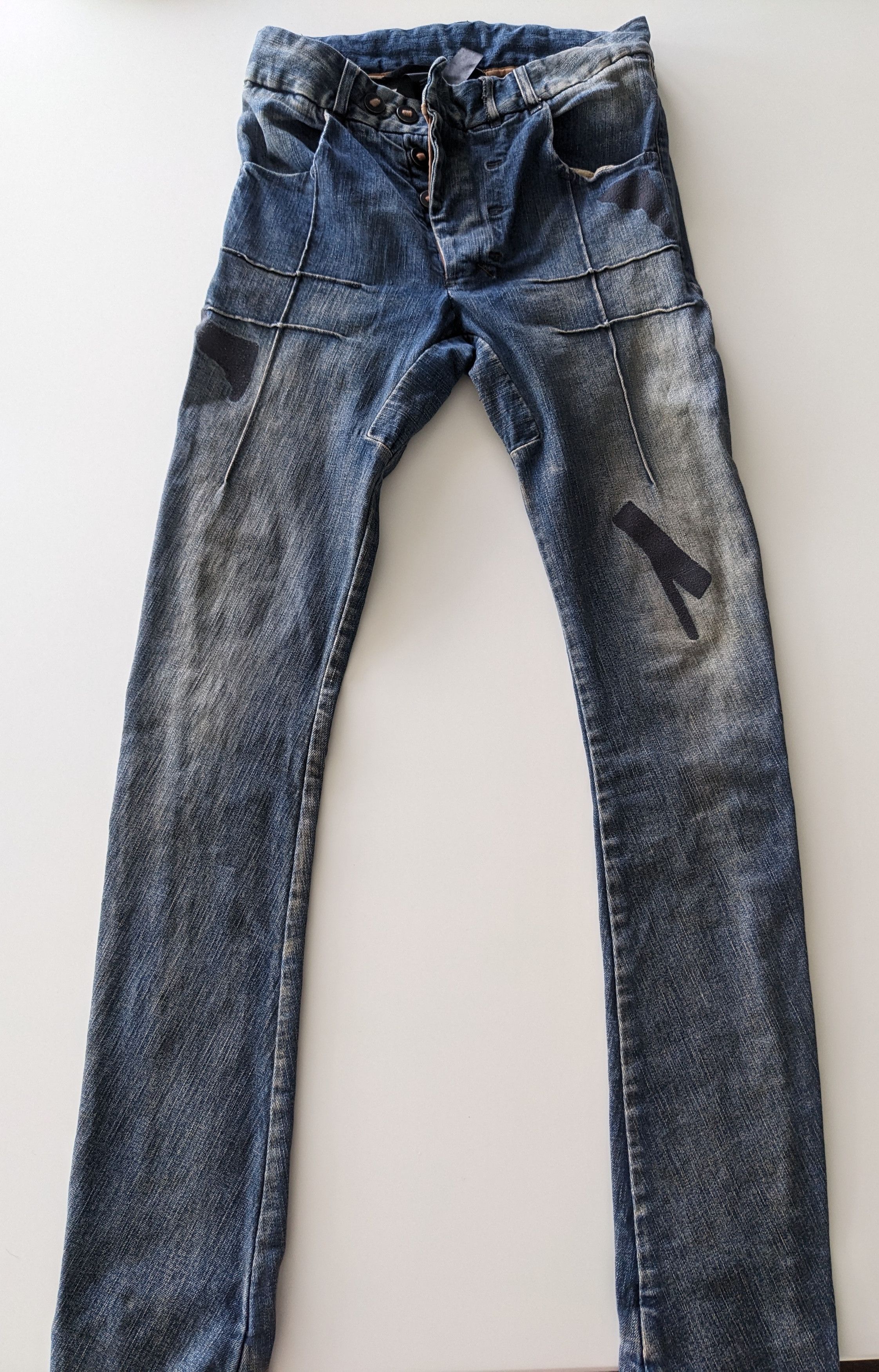 Boris Bidjan Saberi AW21 Dirty Denim - P13DTF FKU10002 | Grailed