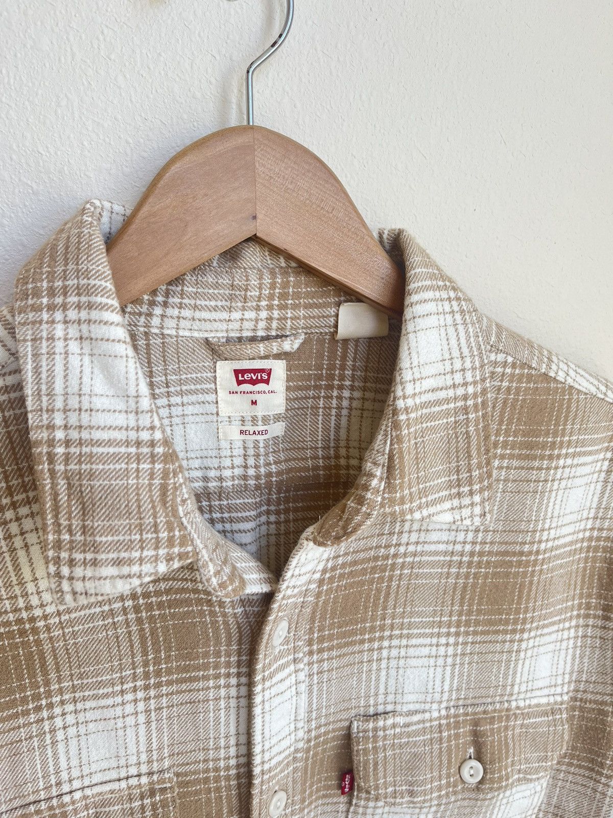 Levi's Levis Brown Plaid Flannel Shirt Size US M / EU 48-50 / 2 - 3 Thumbnail