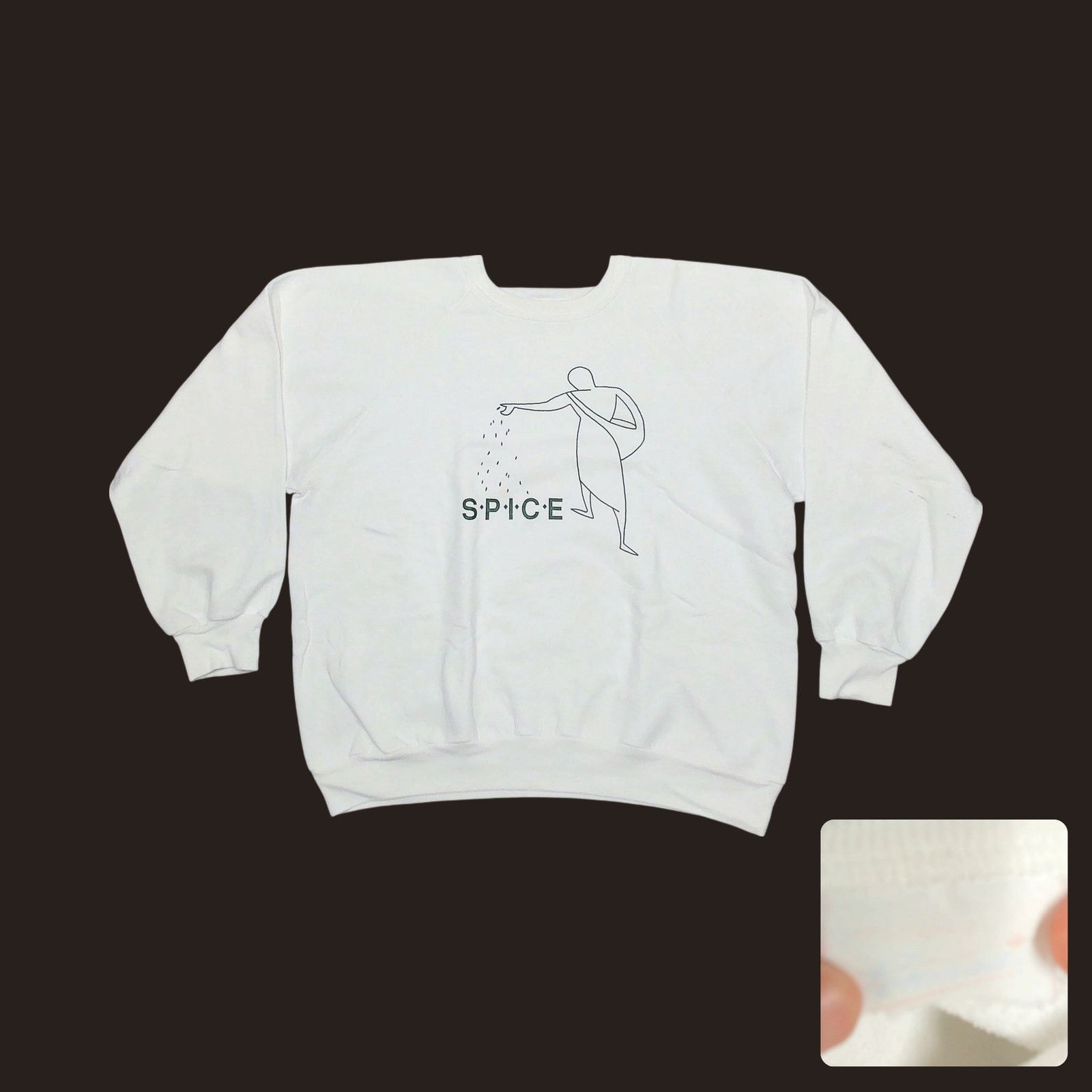 Vintage Pannill 80s S.P.I.C.E Sower Graphic Raglan Boxy Sweatshirt Size XL / US 12-14 / IT 48-50 - 1 Thumbnail