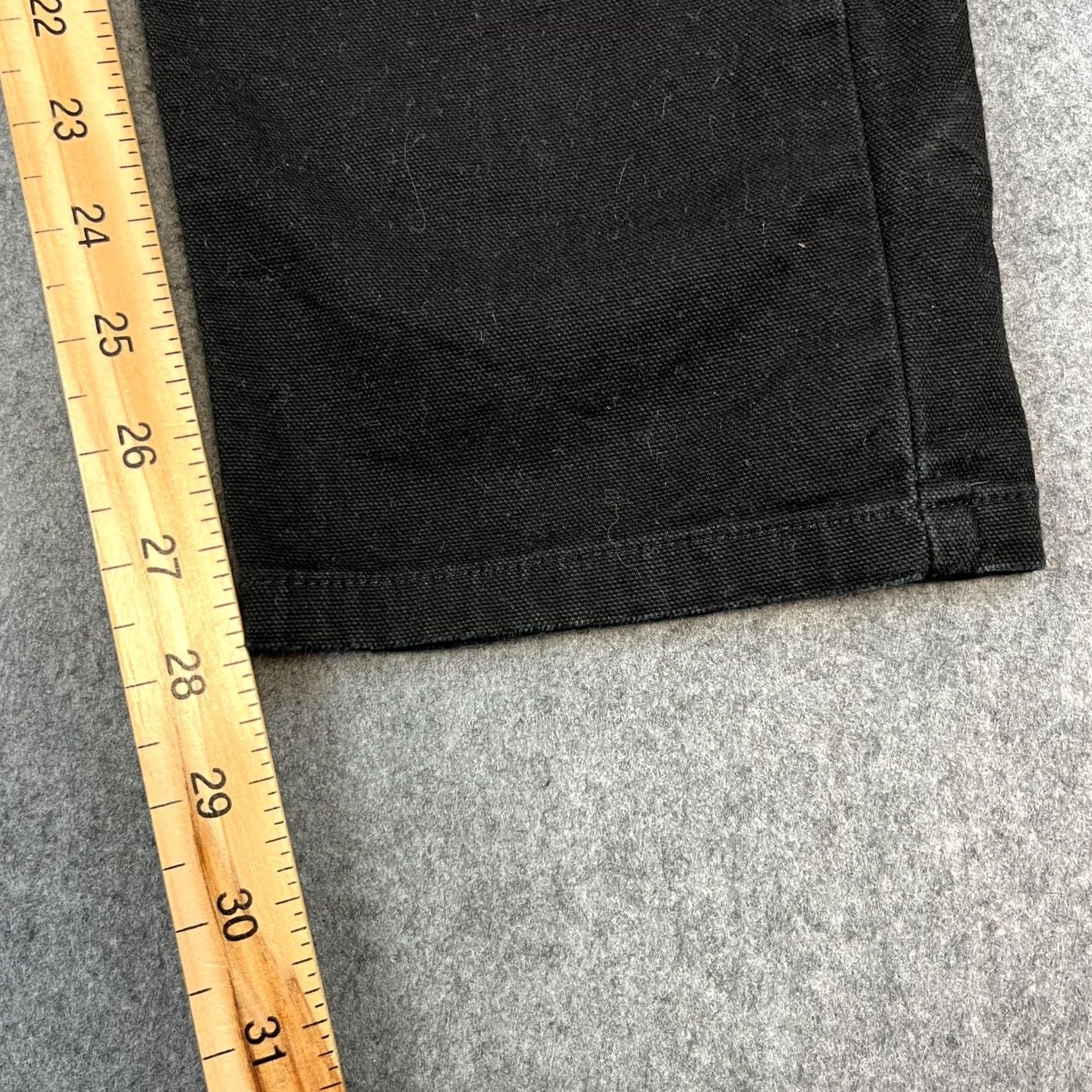Carhartt Carhartt Womens Jeans Boyfriend Tapered 27 30 UK 8 Dark Black Denim 5-Pocket Regular Fit High Rise Size 30" / US 8 / IT 44 - 4 Thumbnail