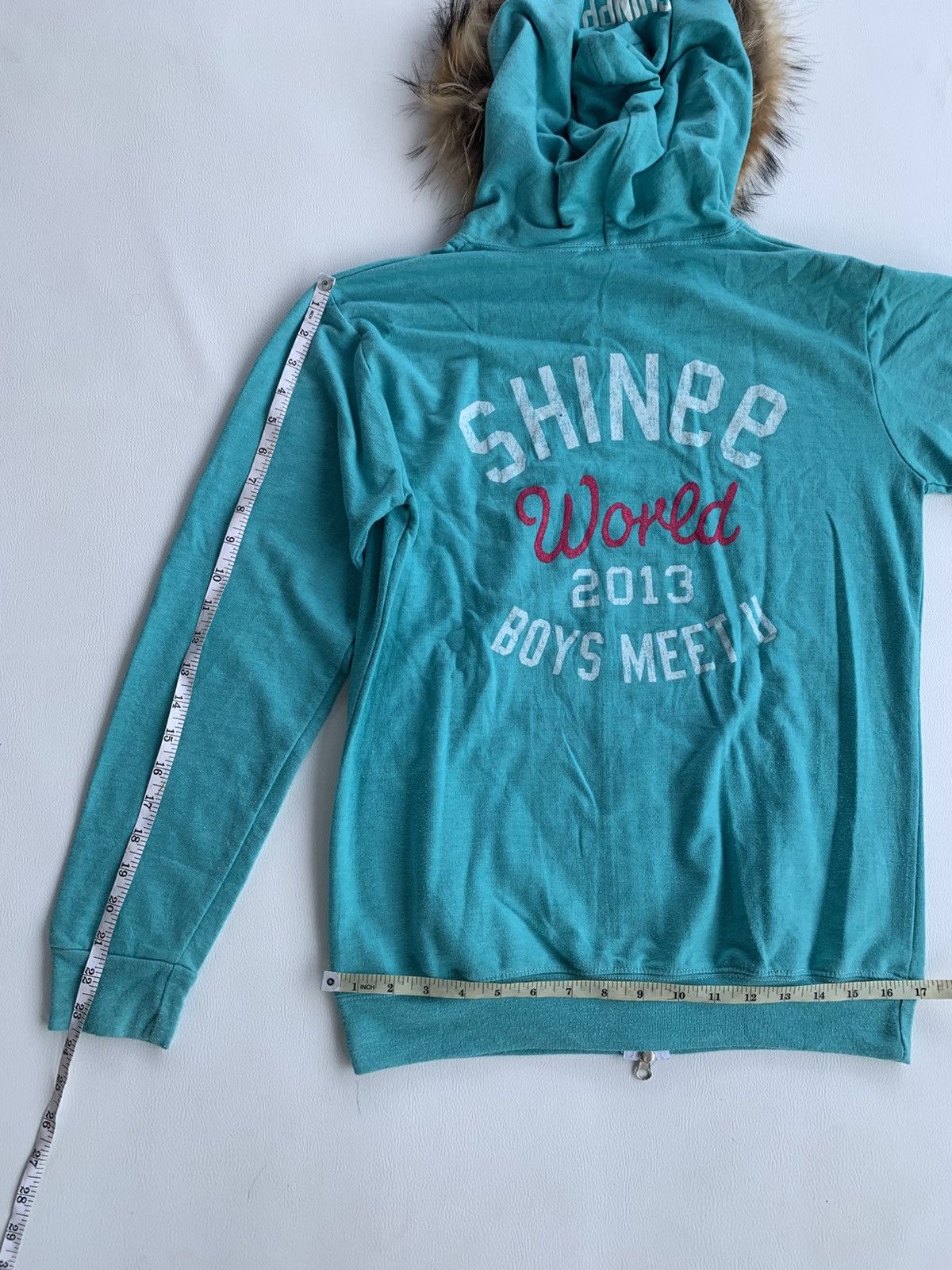 Other Shinee World Boys Meet U Zip Up Faux Fur Hoodie Size US M / EU 48-50 / 2 - 12 Thumbnail