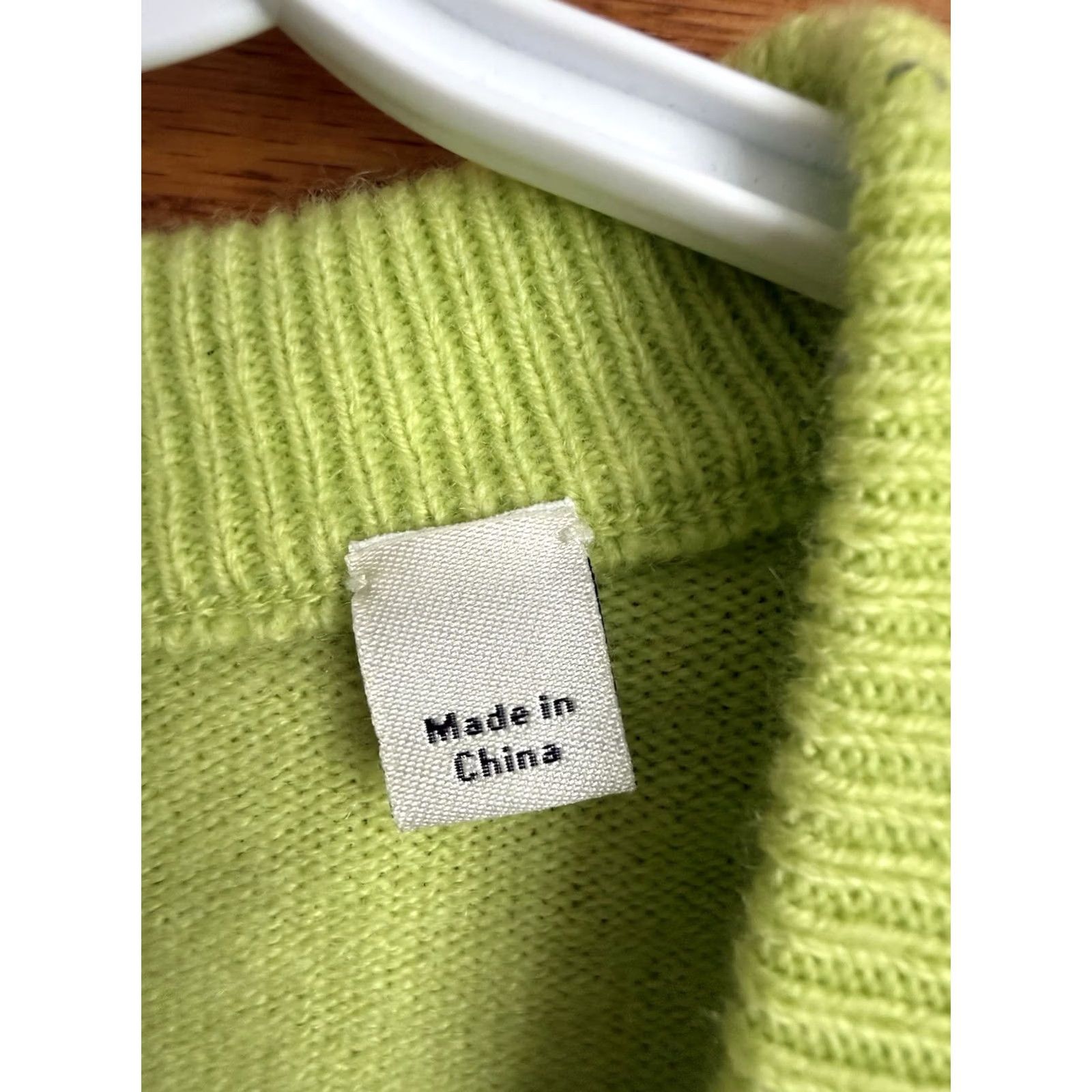 Vince Vince Sweater Green Cashmere Wool Blend Womens Large Luxury Knit Pullover Size L / US 10 / IT 46 - 4 Thumbnail