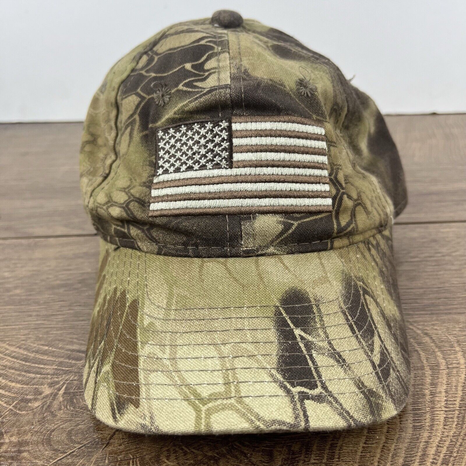 Other USA Flag Hat Camo USA Adjustable Hat Camo Adjustable Hat Gre Size ONE SIZE - 4 Thumbnail