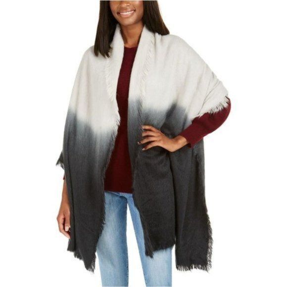 DKNY DKNY Woven Ombré Scarf/ Wrap, 32x84, Gray Size ONE SIZE - 2 Thumbnail