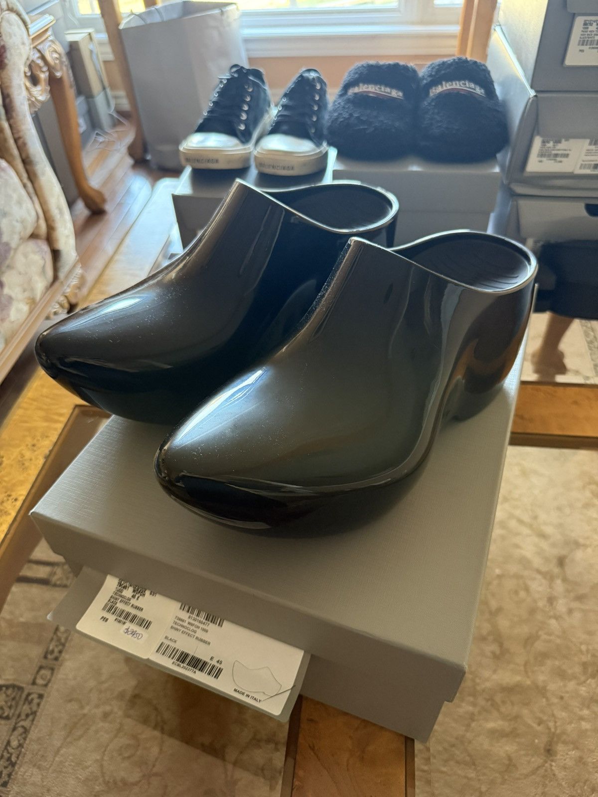 靴 BALENCIAGA ss23 technoclog 40 Balenciaga - Technoclog rubber clogs Balenciaga